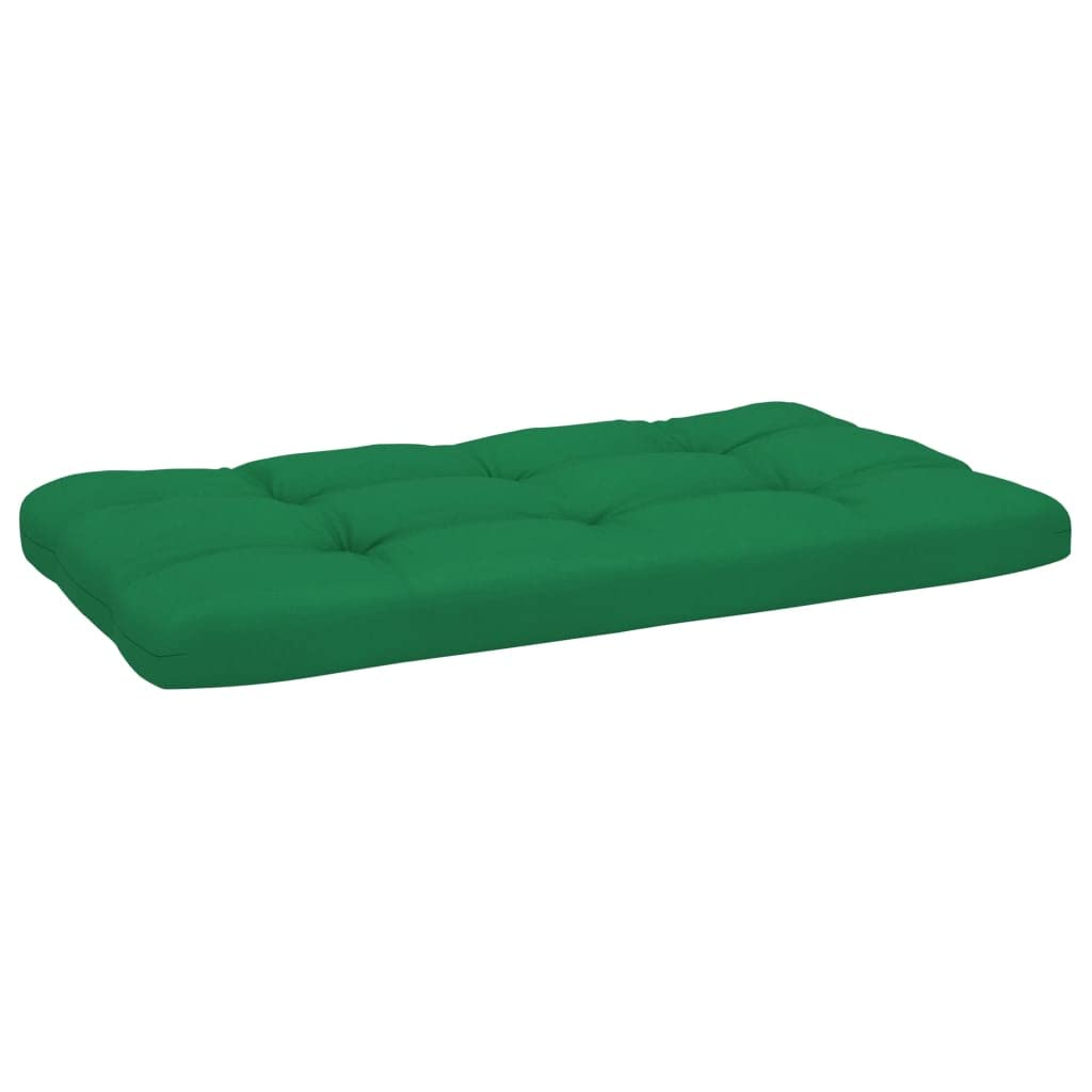 **3-Piece Thickly Padded Pallet Sofa Cushions Set - Green Outdoor Patio Furniture Cushions for Comfortable Seating | Perfect for Garden, Deck, and Backyard Relaxation**