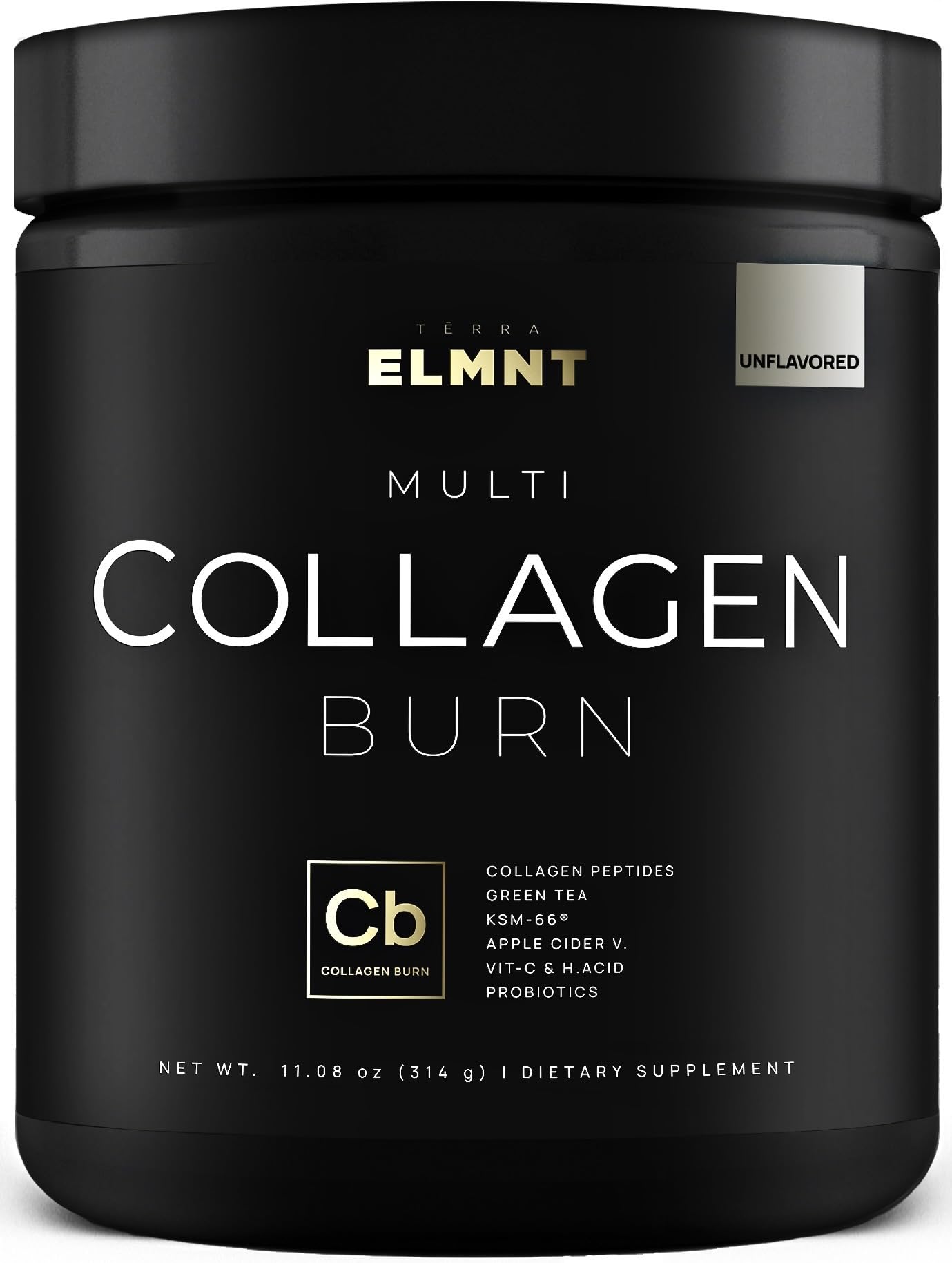 ELMNT Super Collagen Powder for Women - Premium Multi Collagen Peptides Protein Supplement with Probiotics, Hyaluronic Acid, Apple Cider Vinegar (ACV), KSM-66 Ashwagandha & Biotin | Supports Weight Loss, Skin Beauty & Hair Growth | Unflavored Collageno Supplement | Perfect for Daily Wellness Routine & Anti-Aging Care