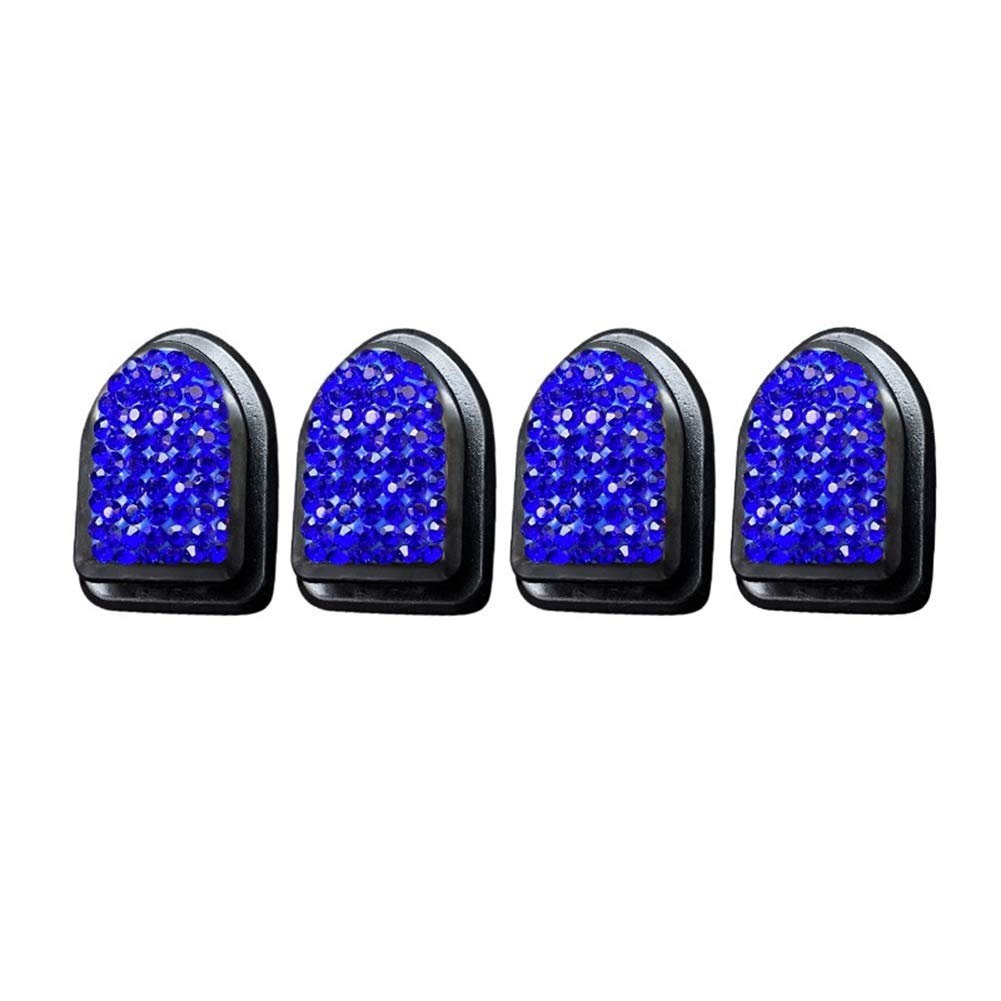 4 Pcs Bling Crystal Car Hooks - Mini Auto Backseat Hangers for Keys, Mask, Purse & Charging Cable - Glitter Car Storage Organizer for Women & Men - Perfect for Sedan, SUV, Truck Interior Accessories - Multi-Functional Dashboard Hooks for Everyday Essentials