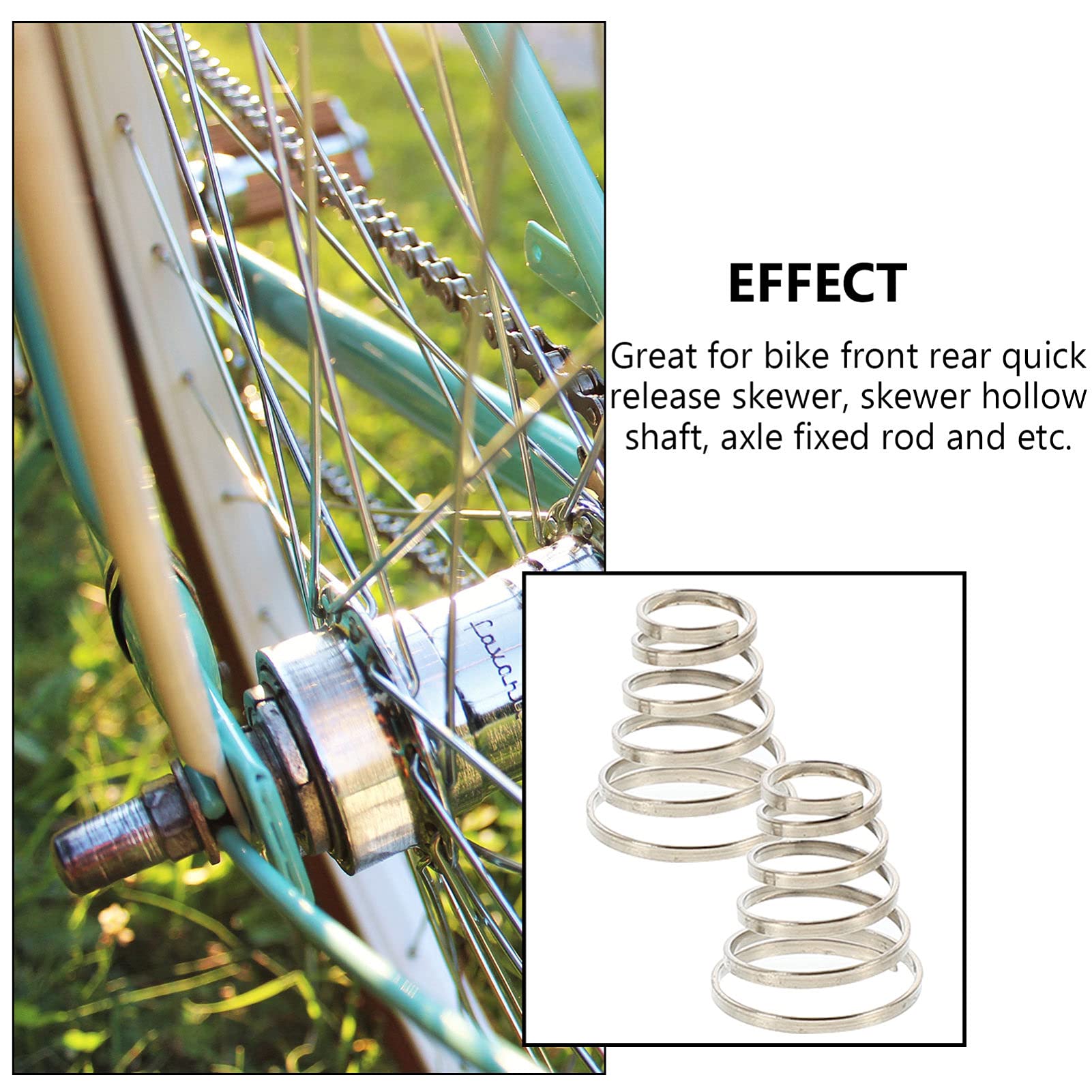 48 Pcs Quick Release Lever Spring Bike Wheel Hubs Replacement - Universal Bike Accessories for Mountain & Road Bikes - Perfect for Cycling, Commuting & Bike Maintenance