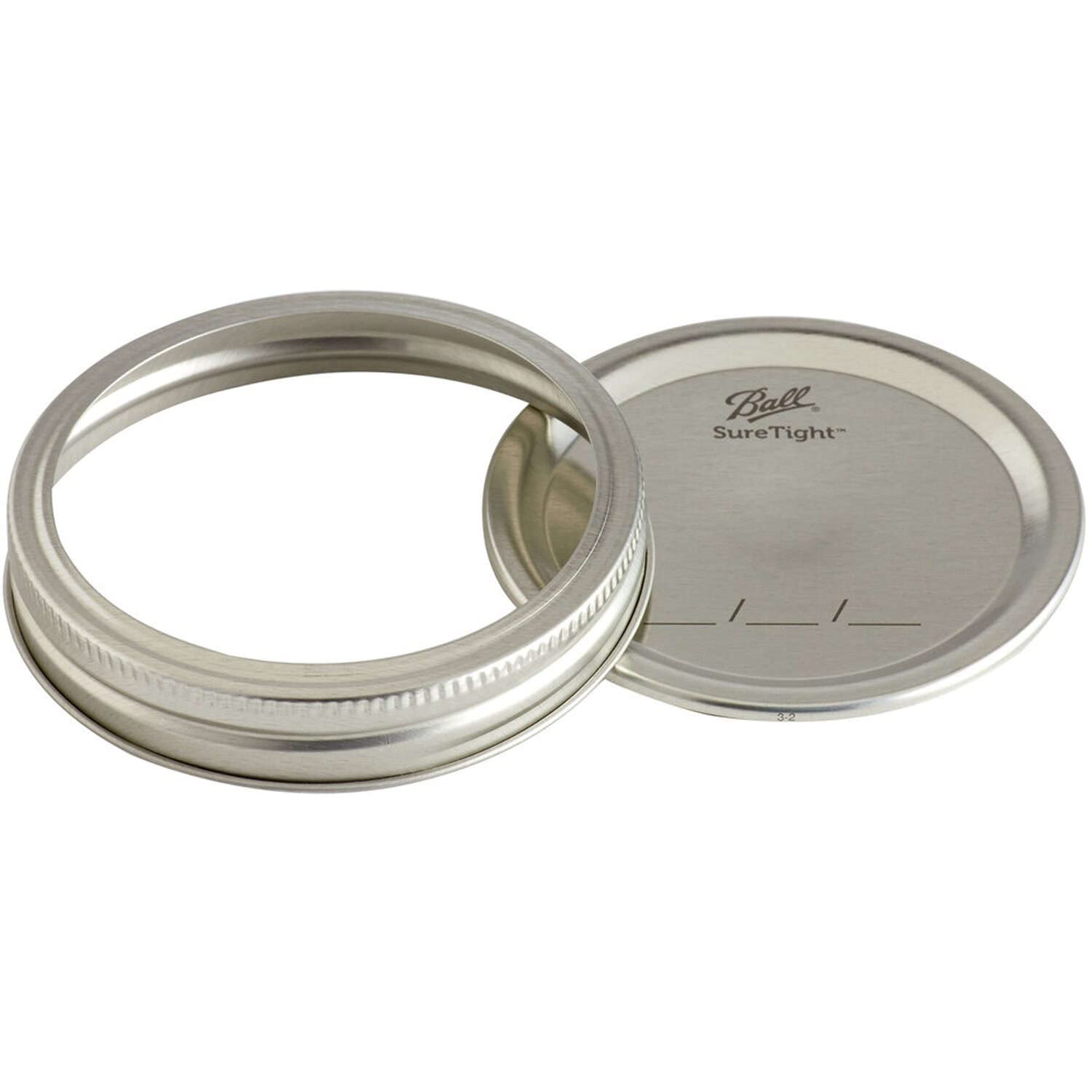 Ball Jars Wide Mouth Lids & Bands 2 Pack (24 Lids and 24 Bands) - Airtight Canning Supplies for Mason Jars, Perfect for Home Canning, Food Storage, Pickling & Preserving Fruits & Vegetables