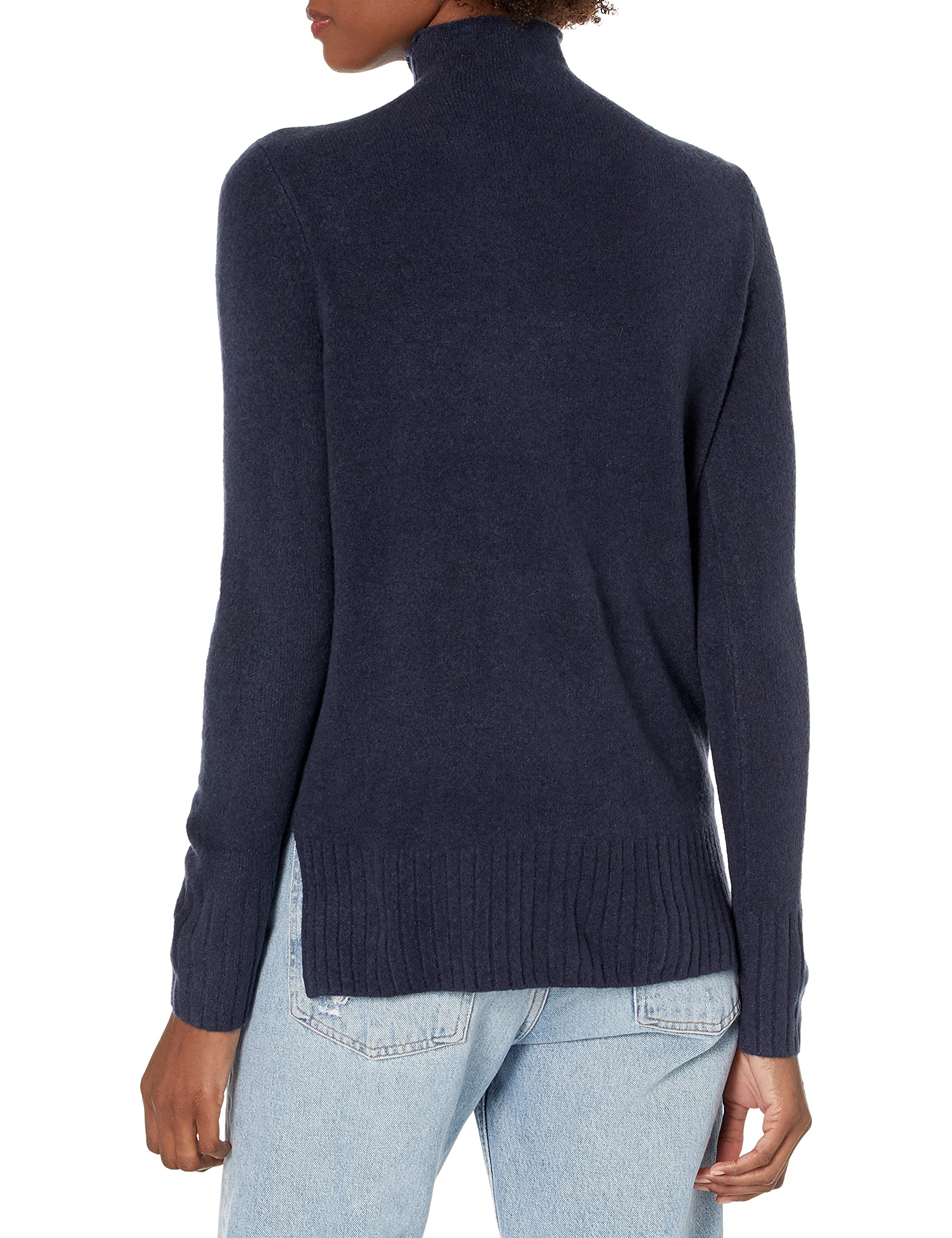 Goodthreads Women's Mid-Gauge Stretch Funnel Neck Sweater - Soft Knit Pullover for Casual Wear & Office Outfits | Cozy Winter Fashion & Layering Essential