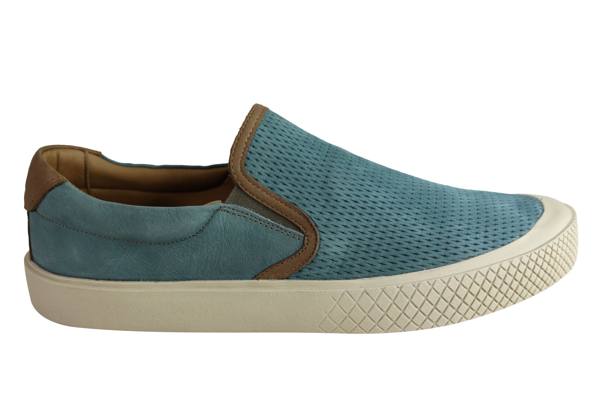 Ferricelli Justin Men's Leather Casual Shoes with Cushioning - Handmade in Brazil - Perfect for Work, Travel & Everyday Comfort