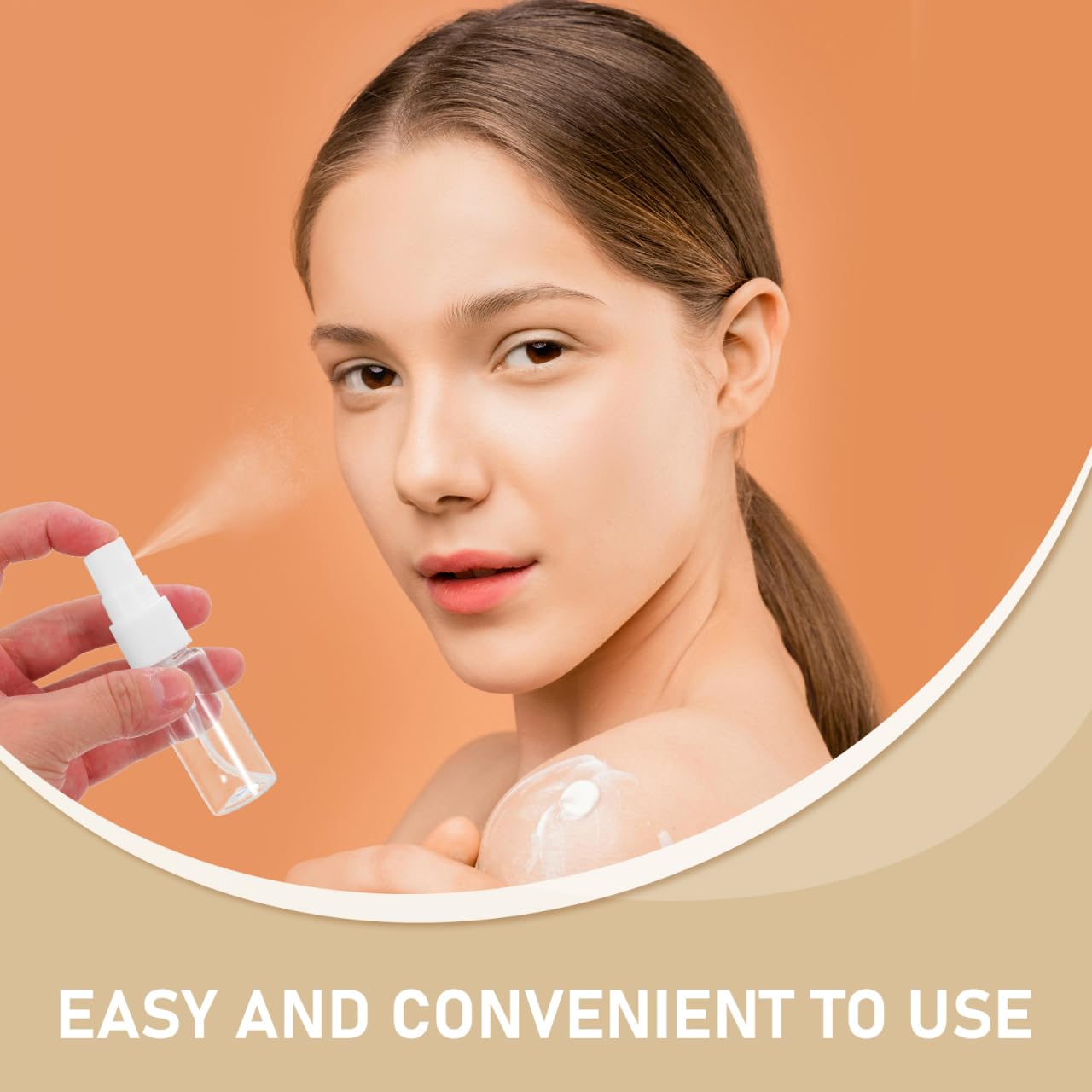 20 Pack 20ml Small Spray Bottles - Travel Size Empty Plastic Fine Mist Spray Bottles for Toiletries, Hair Care, Essential Oils & DIY Solutions | Perfect for Travel, Gym, Home & Office Use
