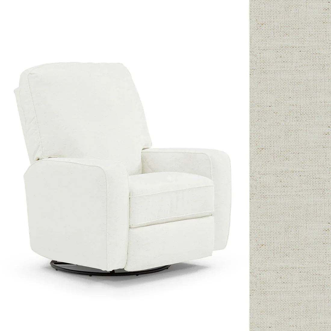 Bilana Swivel Glider Recliner Chair - Best Comfort for Living Room, Nursery & Office - Ergonomic Design with Smooth 360° Rotation