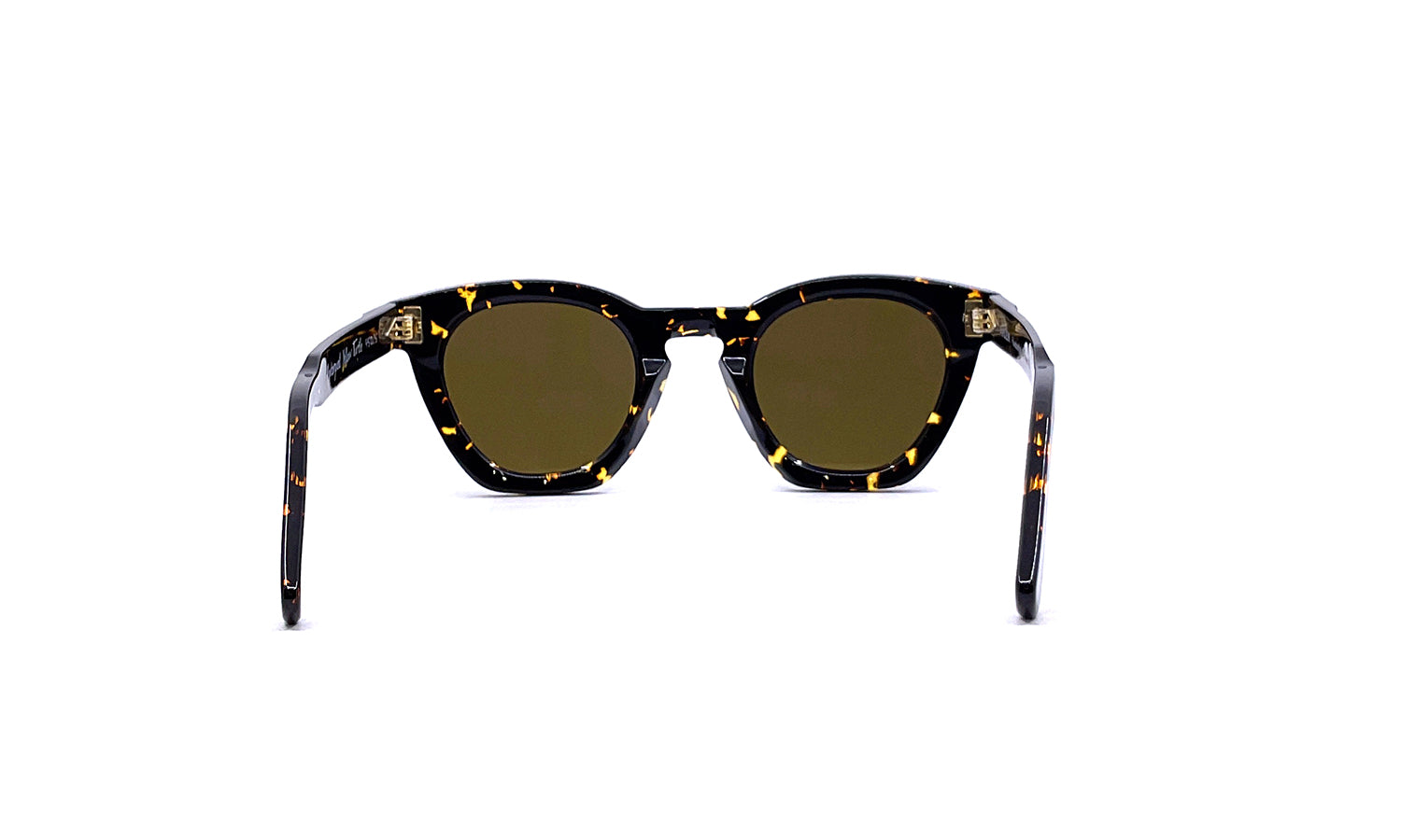 Ahlem Montorgueil Sunglasses - Yellow Turtle Tortoise Shell Frame - UV Protection for Women - Perfect for Beach, Travel & Outdoor Activities