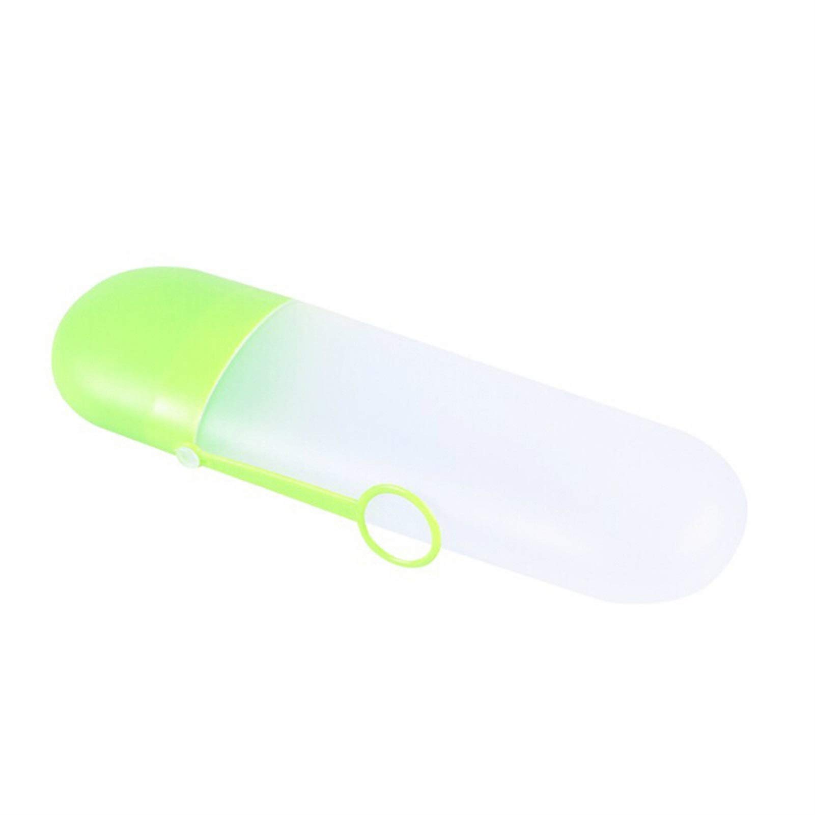 Portable Travel Toothbrush Holder Case - Clear Storage Box for Bathroom & Home Organization