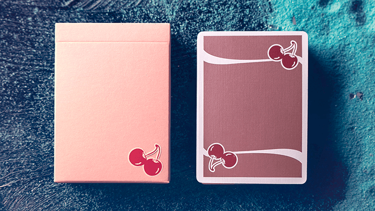 Premium Cherry Casino House Deck Playing Cards - Flamingo Pink Design for Poker, Blackjack & Magic Tricks | Perfect for Game Nights, Parties & Collectors