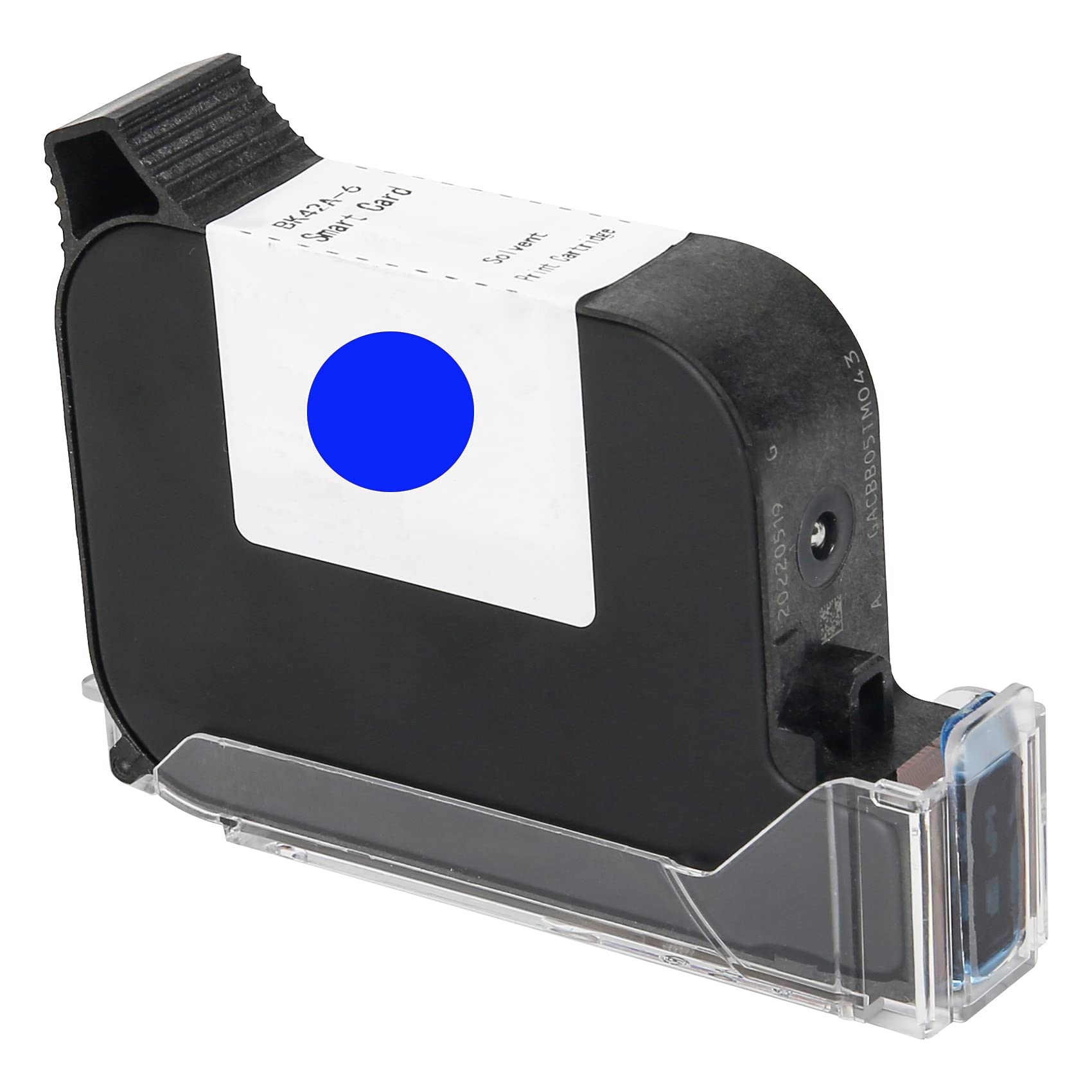 WELCZEK 42ml TIJ127 Handheld Printer Ink Cartridge - Durable, Waterproof Replacement Ink for Handheld Inkjet Printers (Blue) - Perfect for Labeling, Packaging & Barcode Printing