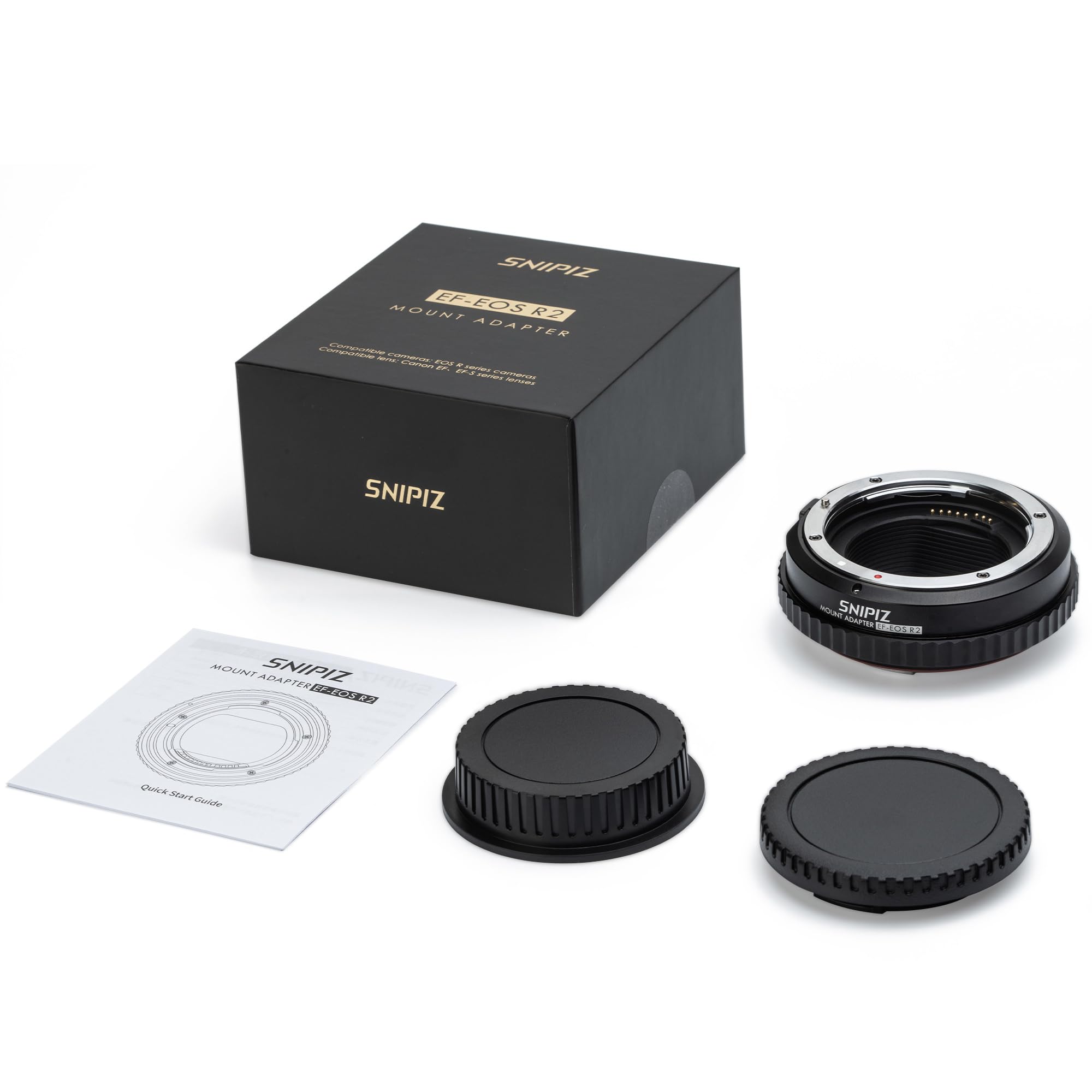 Canon EF to RF Lens Mount Adapter with Auto Focus & Control Ring - Compatible with EF/EF-S Lenses for EOS RP, R5, R6, R7 Cameras - Perfect for Photography & Videography