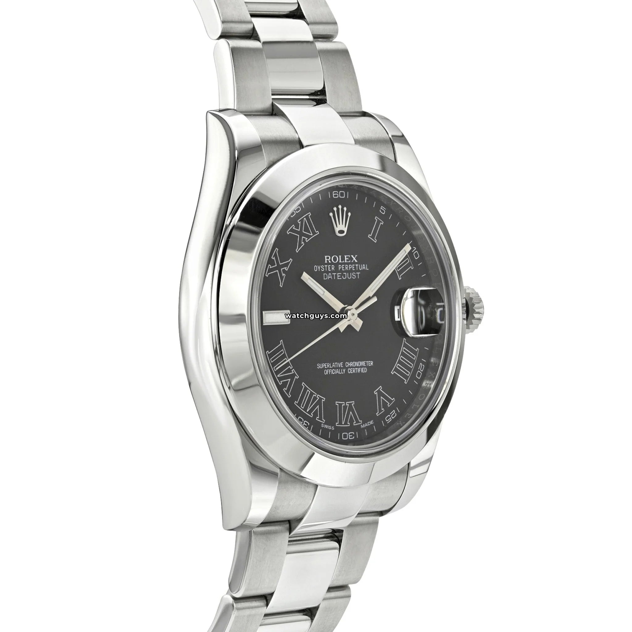 Rolex Datejust 116300 Stainless Steel Watch with Grey Dial and Roman Numerals - Perfect for Business, Formal Events & Luxury Gift Giving