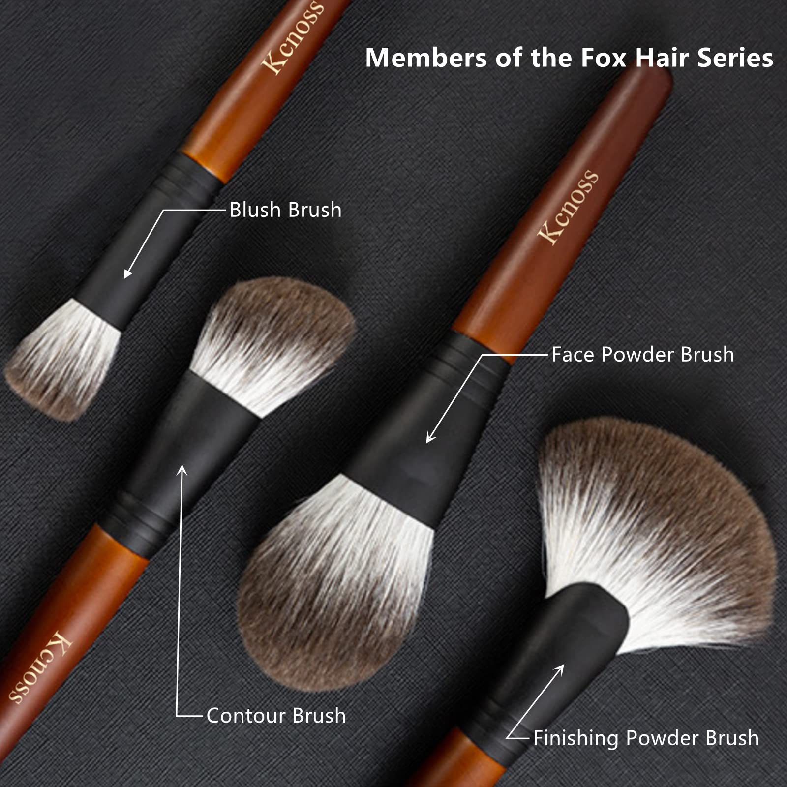 Premium Blush Brush for Cheeks - Natural Fox Hair Makeup Brush for Loose Powder, Compact Powder, Blush & Bronzer - Professional Cosmetic Tool for Even, Flawless Application - Perfect for Daily Makeup & Professional Use (1 Count)