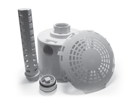 Pentair Small Drain & Hydrostatic Relief Valve with Pilot Tube & Cover for Concrete Pools - Ideal for Inground Pool Maintenance & Water Pressure Control