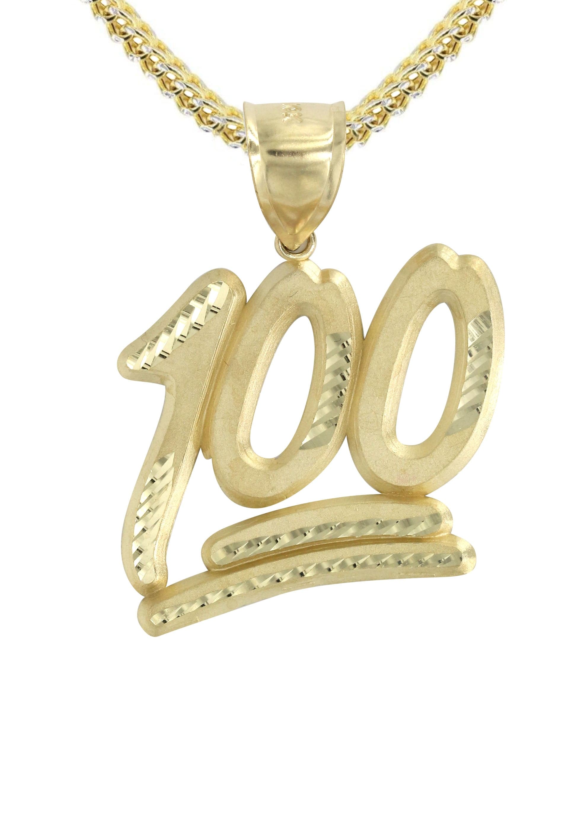 10K Yellow Gold 100 Necklace - 14.8 Grams Solid Gold Chain for Women, Dainty Layering Necklace, Gift for Her | Perfect for Everyday Wear, Special Occasions & Layering Jewelry