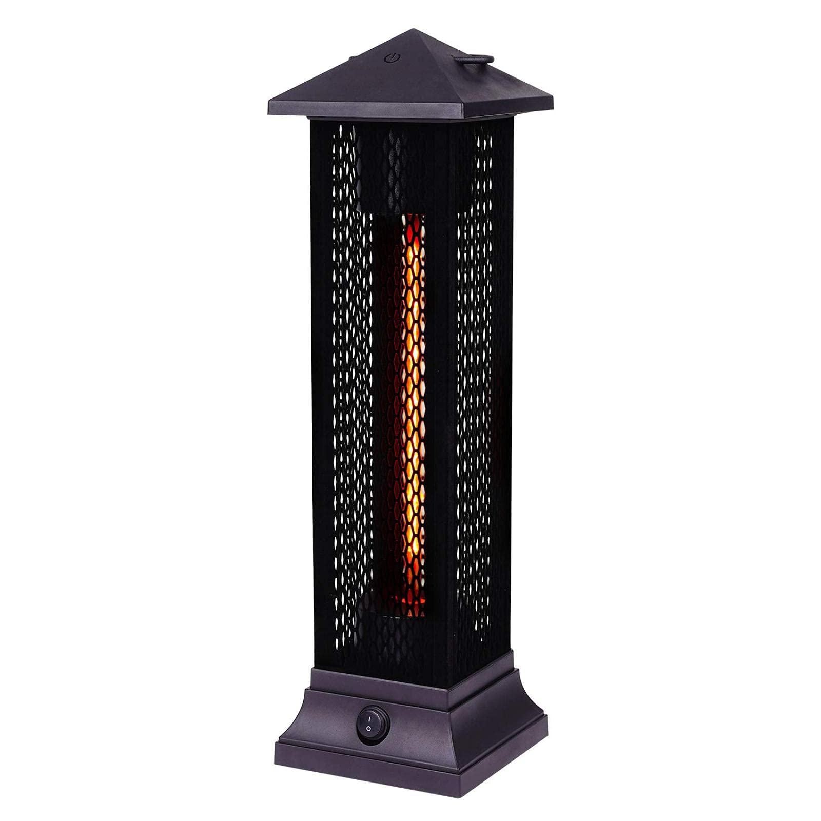 Outdoor Freestanding Electric Patio Heater with Infrared Technology - IP55 Waterproof, Tip-Over Protection - Perfect for Garden, Patio, Bedroom & Outdoor Dining Areas