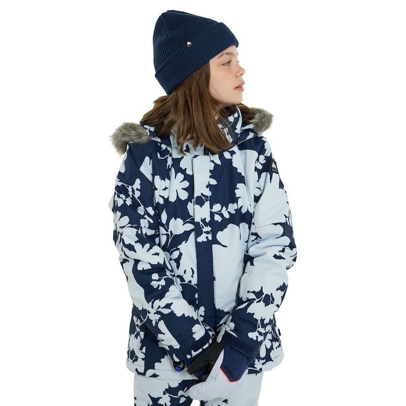 Burton Girls' Bennett Jacket - Waterproof Snowboard Jacket for Kids - Perfect for Skiing & Winter Outdoor Activities