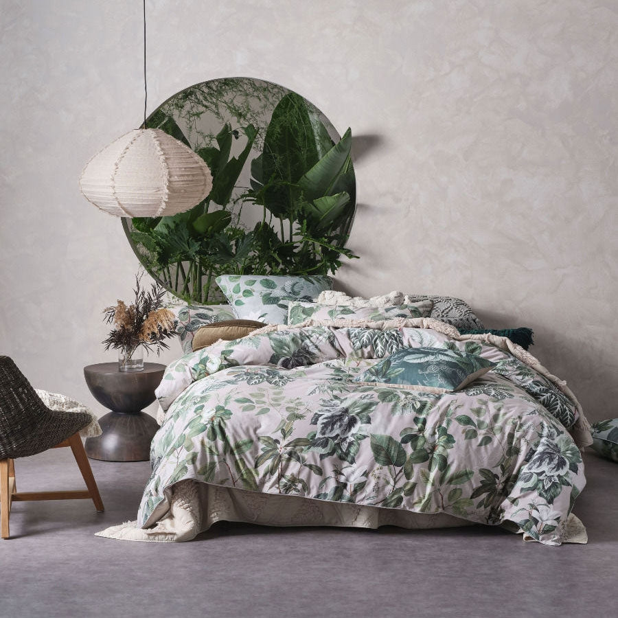 Premium Linen House Forestry Quilt Cover Set - Soft & Breathable Bedding for Cozy Comfort - Perfect for Master Bedrooms, Guest Rooms & Cabin Retreats