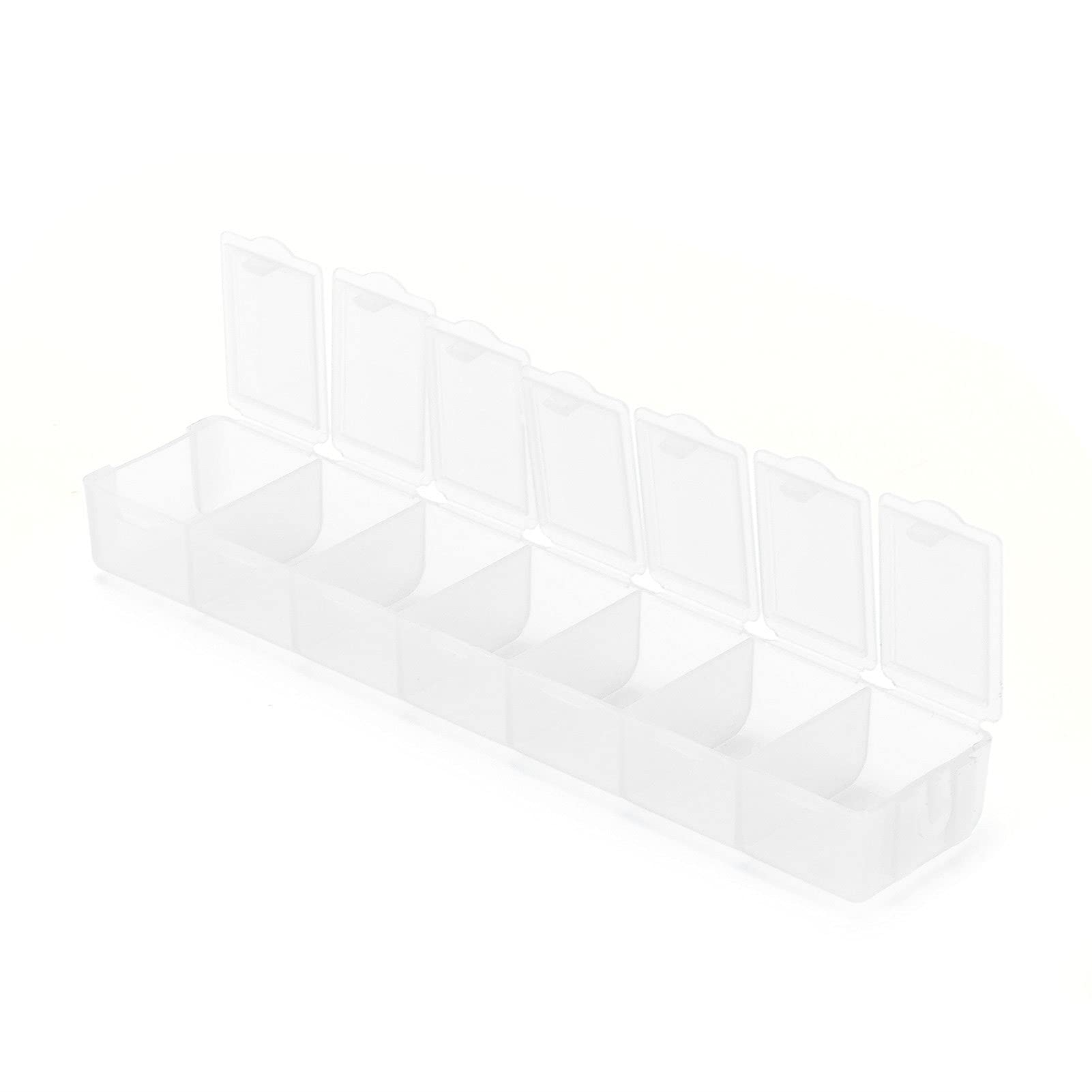 Travel Jewelry Organizer Box - White Storage Case for Earrings, Necklaces, Rings & Small Accessories | Perfect for Travel, Home Organization & Gift Giving