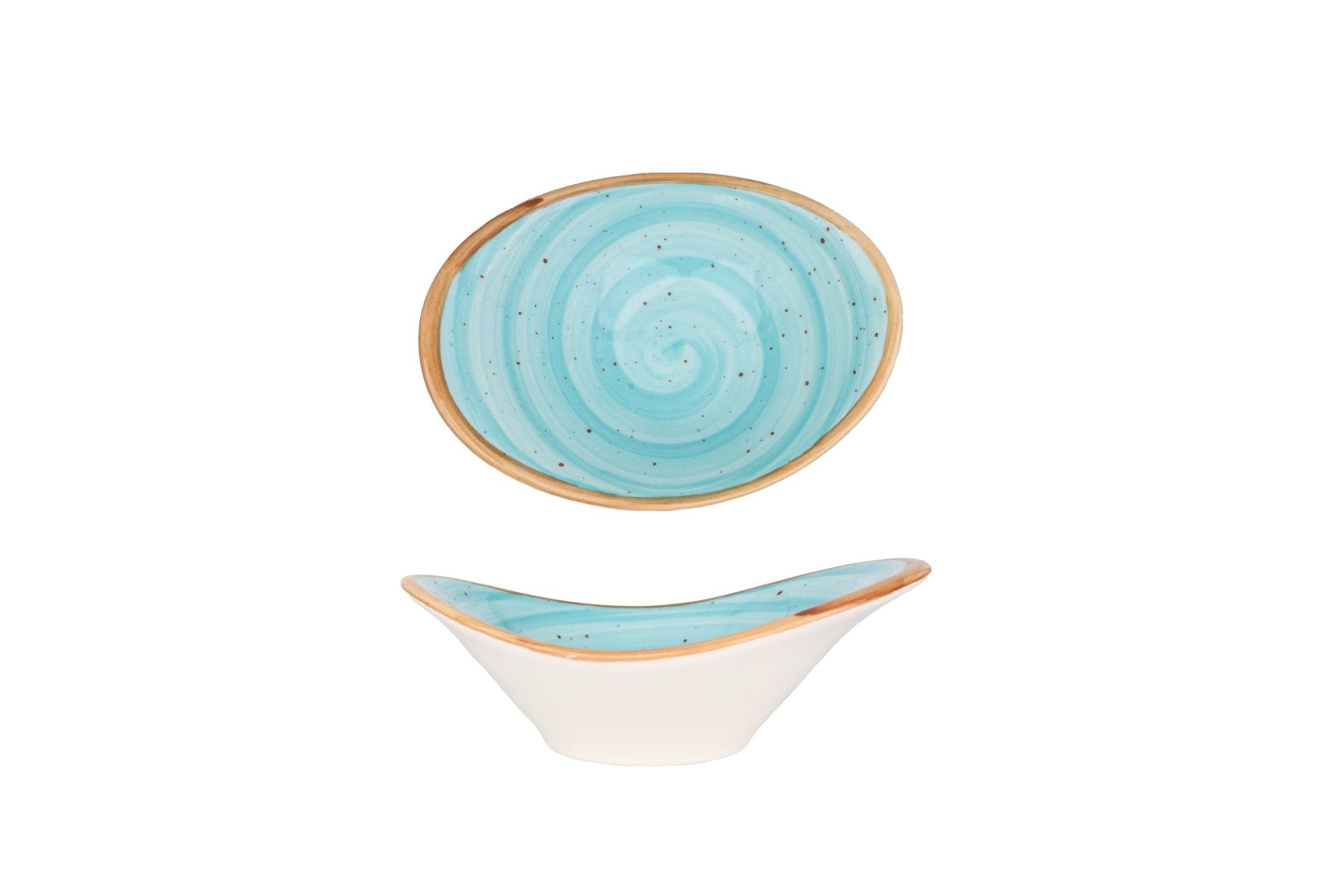 10cm Aqua Service Plate (45cc) - Perfect for Appetizers, Desserts & Small Portions - Elegant Tableware for Restaurants, Catering & Home Dining