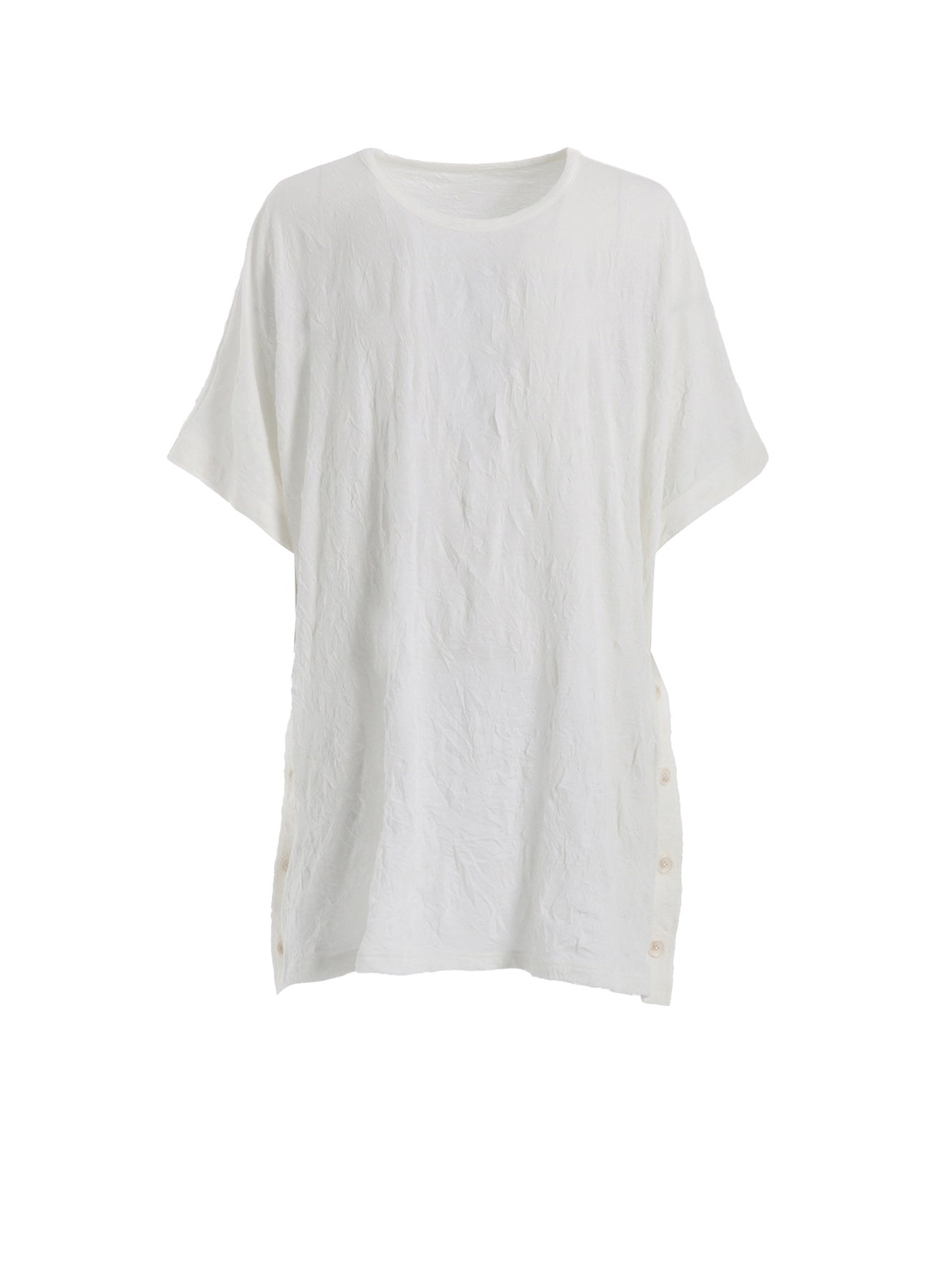 Big T Catch Washer T-Shirt with Side Buttons - Comfortable Casual Wear for Men & Women - Perfect for Everyday Outfits, Sports, and Outdoor Activities