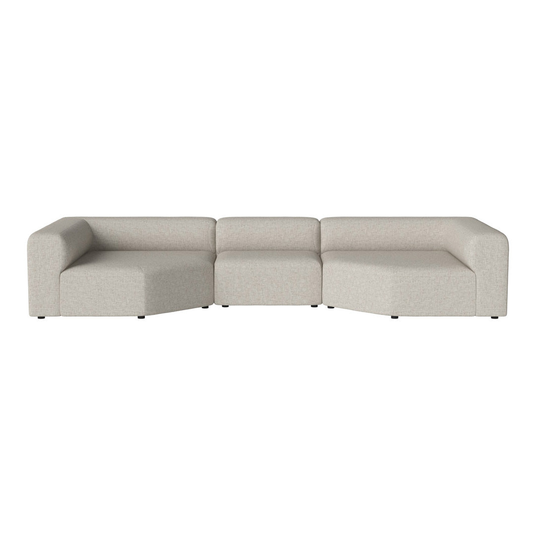 Angle 3-Seater Corner Sofa with Large Chaise Lounge - Perfect for Living Room, Family Room & Modern Home Decor
