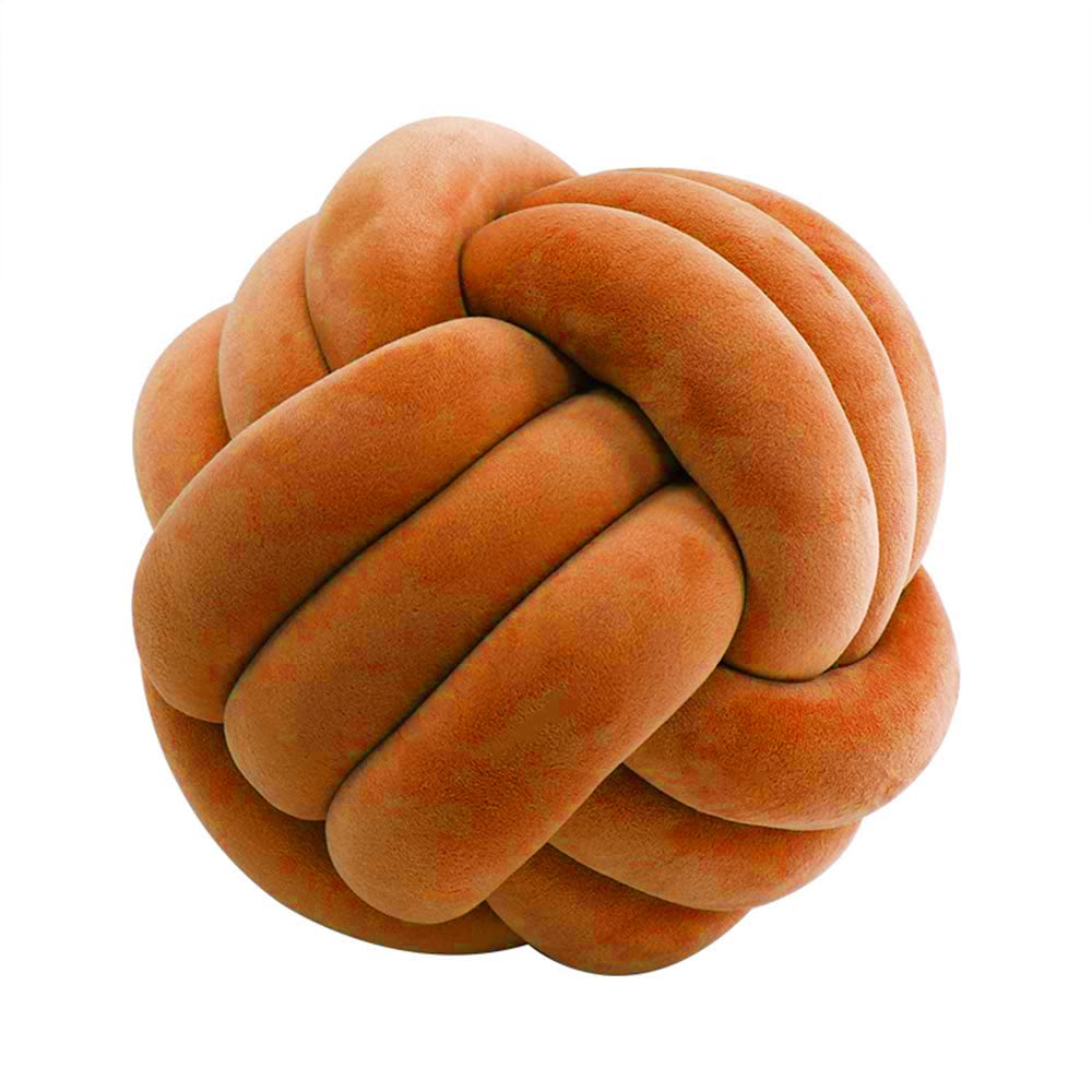 8.6 Inch Round Knot Pillow - Soft Decorative Throw Cushion for Bedroom, Living Room & Sofa - Perfect Home Decor Accent for Cozy Relaxation and Stylish Interior Design