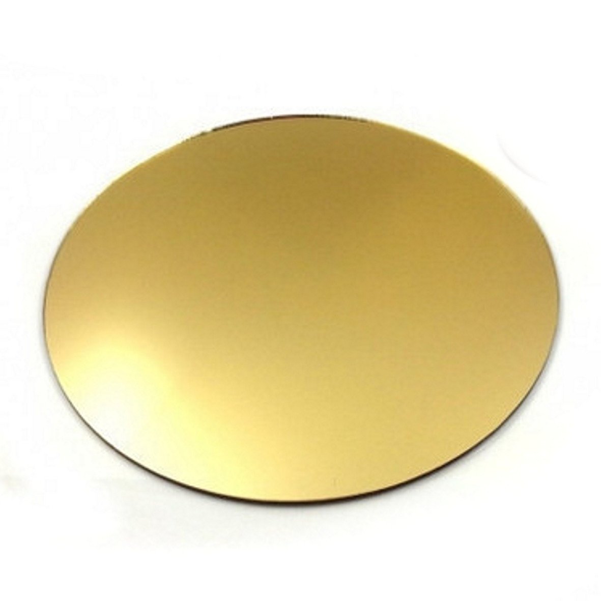 4 Pack Round Gold Mirror Acrylic Coasters - Elegant Drink Coasters for Coffee Tables, Bars, and Home Decor - Scratch Resistant & Waterproof - Perfect for Parties, Weddings, and Gifts