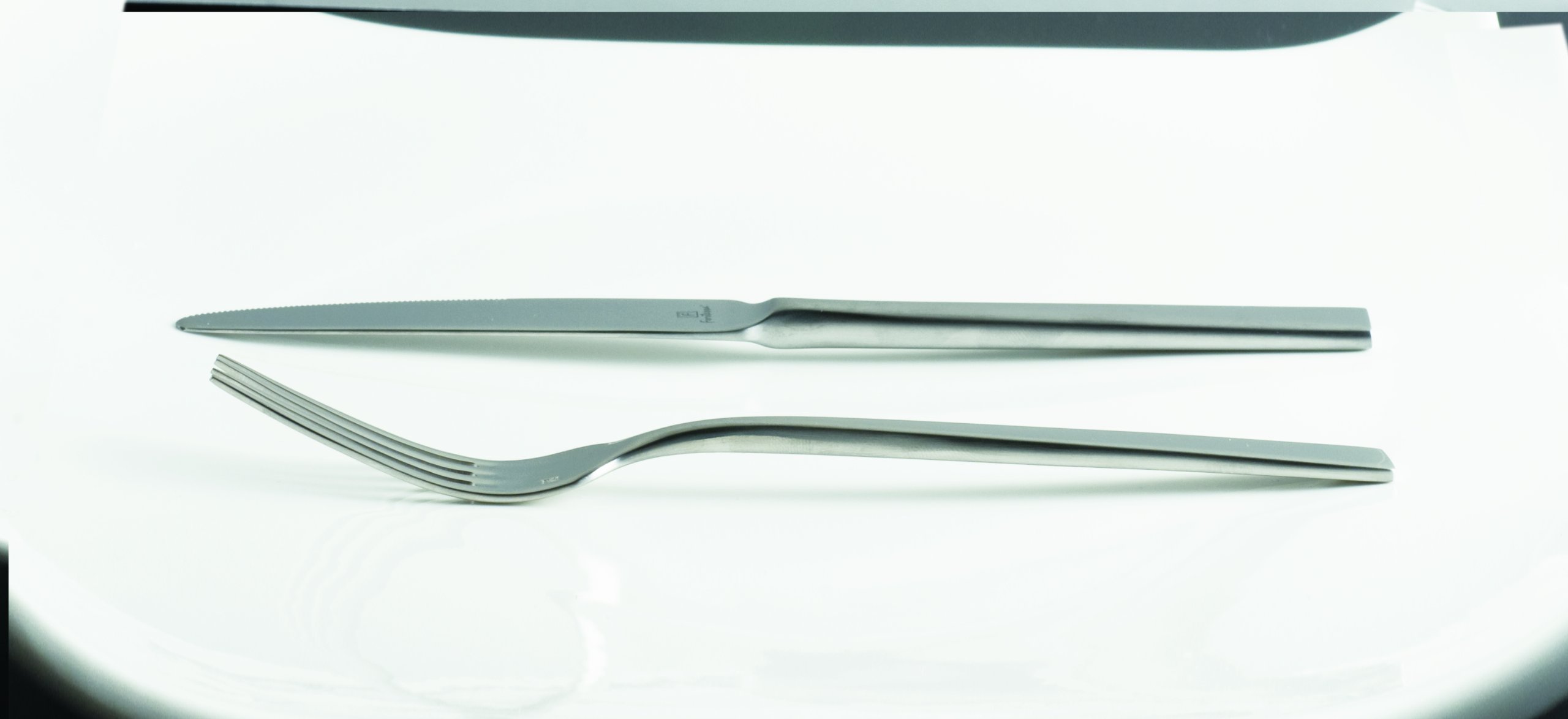 Premium Fortessa Spada 18/10 Stainless Steel Flatware Forks - Set of 12 Elegant Dinner Forks for Fine Dining, Restaurants & Home Entertaining