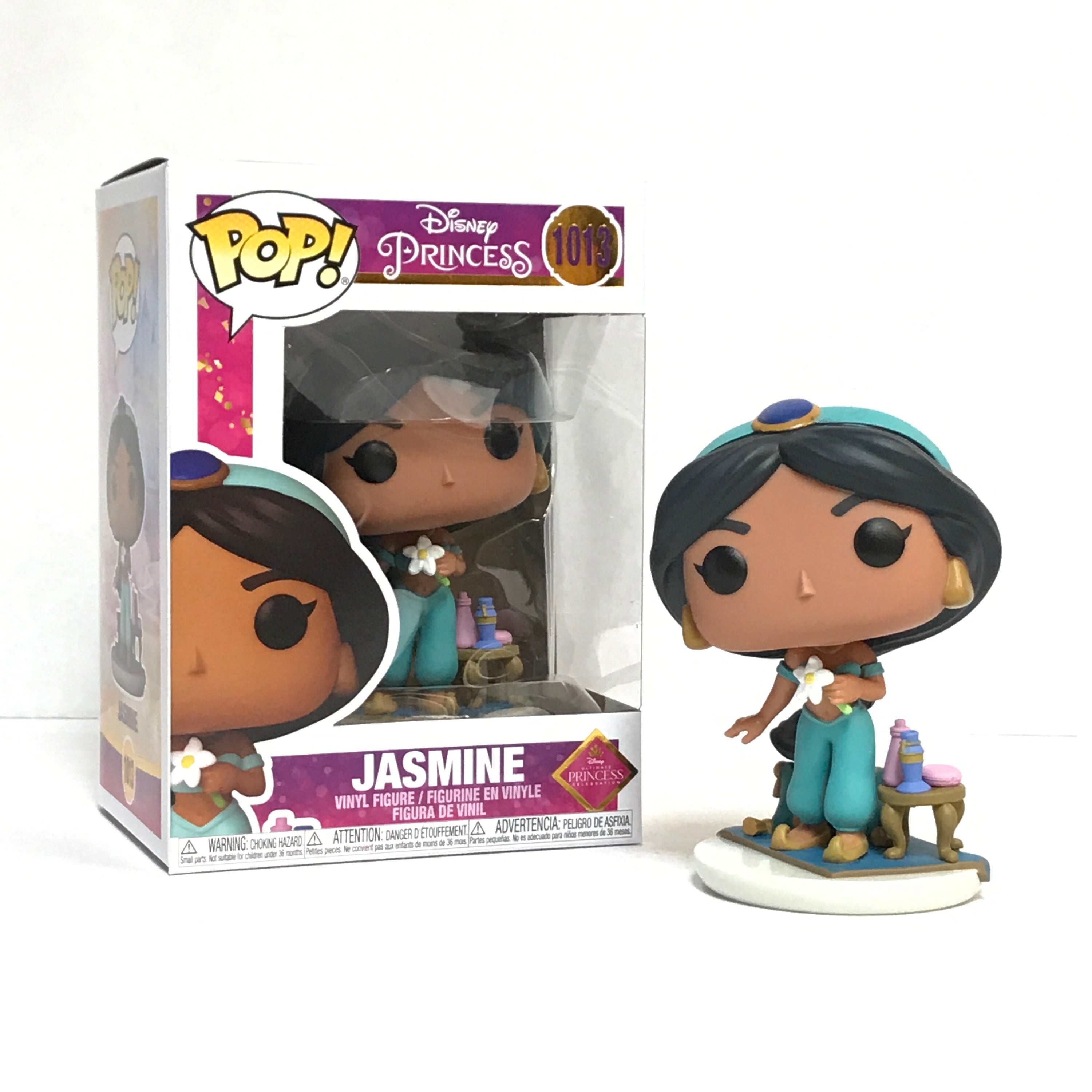 Funko Pop! Disney Princess Jasmine #1013 Vinyl Figure - Collectible Toy for Disney Fans, Perfect for Display & Gifts