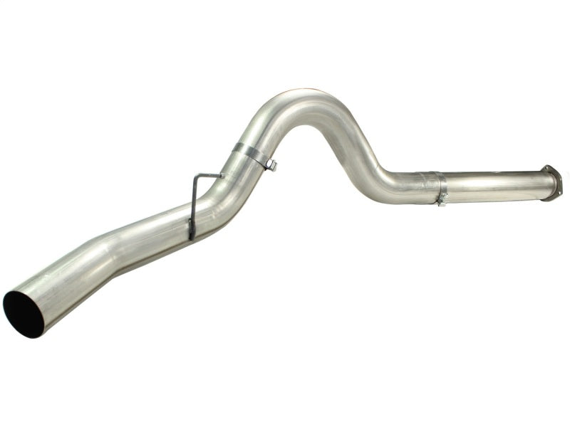 aFe MACHForce XP 5-Inch DPF Back Stainless Steel Exhaust System (No Tip) for 2011-2014 Ford Diesel Trucks with 6.7L V8 Engine - Improved Performance & Sound for Off-Road & Towing