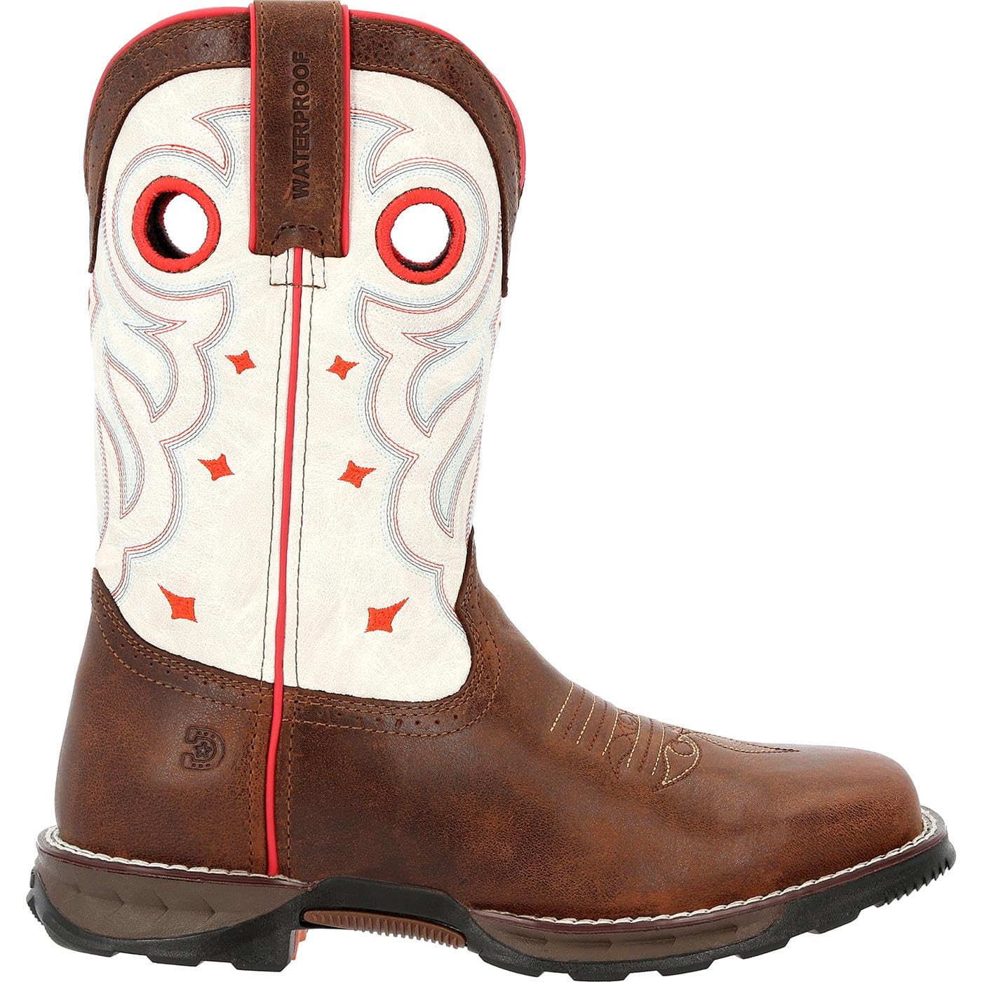 Durango Maverick Women's Steel Toe Waterproof Western Work Boots - Durable Safety Footwear for Cowgirls, Ranchers & Outdoor Workers - Perfect for Ranch Work, Construction & Tough Job Sites