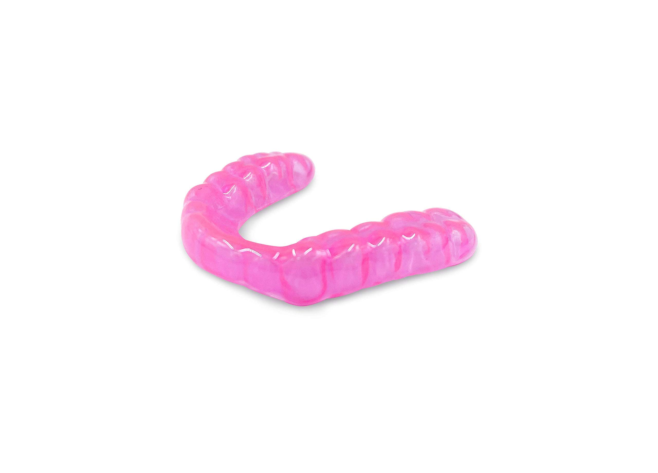 Custom Dental Night Guard for Teeth Grinding & Clenching - Durable Mouth Guard for Bruxism Relief - Upper Hybrid 3mm Pink Guard - Relieves Jaw Pain & Soreness - Perfect for Nighttime Teeth Protection & TMJ Comfort
