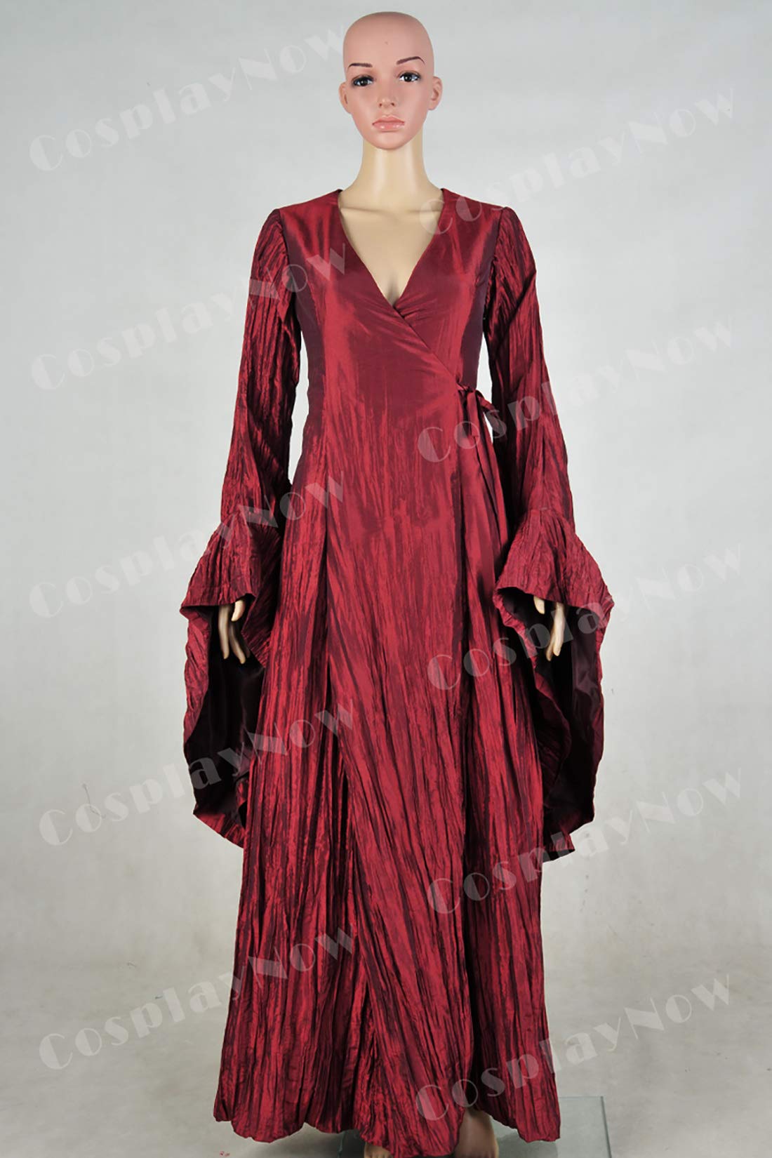 Melisandre Cosplay Dress - The Red Woman Costume for Halloween & Cosplay Events - Red Long Dress with Tailor-Made Fit - Perfect for Game of Thrones Fans & Medieval-Themed Parties