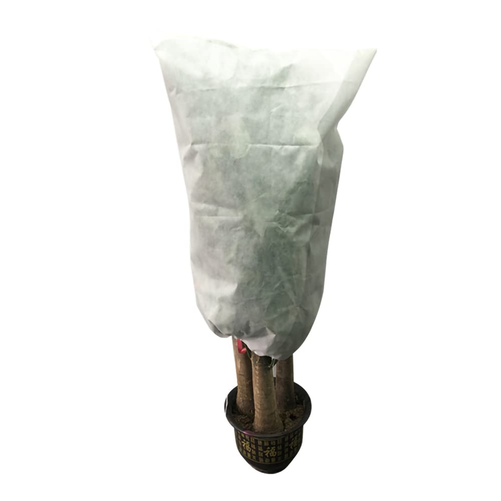 Multi-Size Plant Frost Protection Cover with Zipper & Drawstring - Winter Plant Blanket for Trees, Shrubs & Outdoor Plants - Cold Weather Wind & Frost Shield for Garden, Patio & Backyard