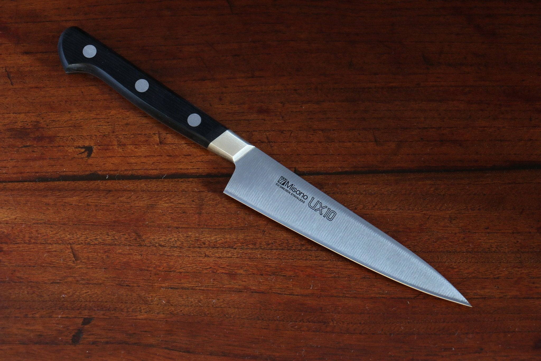 Misono UX10 120mm Stainless Steel Petty Knife - Japanese Utility Knife for Precise Slicing, Peeling & Garnishing - Perfect for Home Chefs & Professional Kitchens