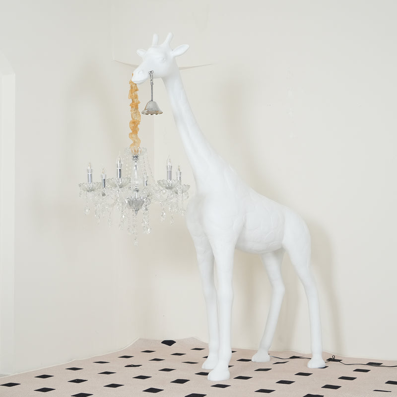 Modern Giraffe Sculpture Floor Lamp - Elegant Animal Decor for Living Room, Bedroom & Nursery - Perfect for Home, Office & Gift Giving
