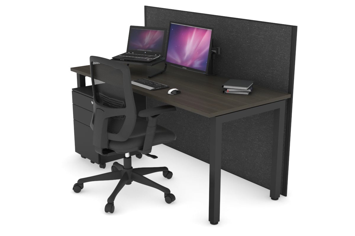 Horizon Quadro Square Legs Office Desk - 1400L x 700W Modern Workstation for Home & Office - Perfect for Remote Work, Study & Conference Rooms