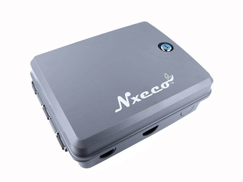 NxEco UCC100 Universal Irrigation Controller Cabinet - Weatherproof Indoor & Outdoor Enclosure for Sprinkler Timer Systems | Durable Mounting Plate | Perfect for Lawn, Garden & Landscape Automation