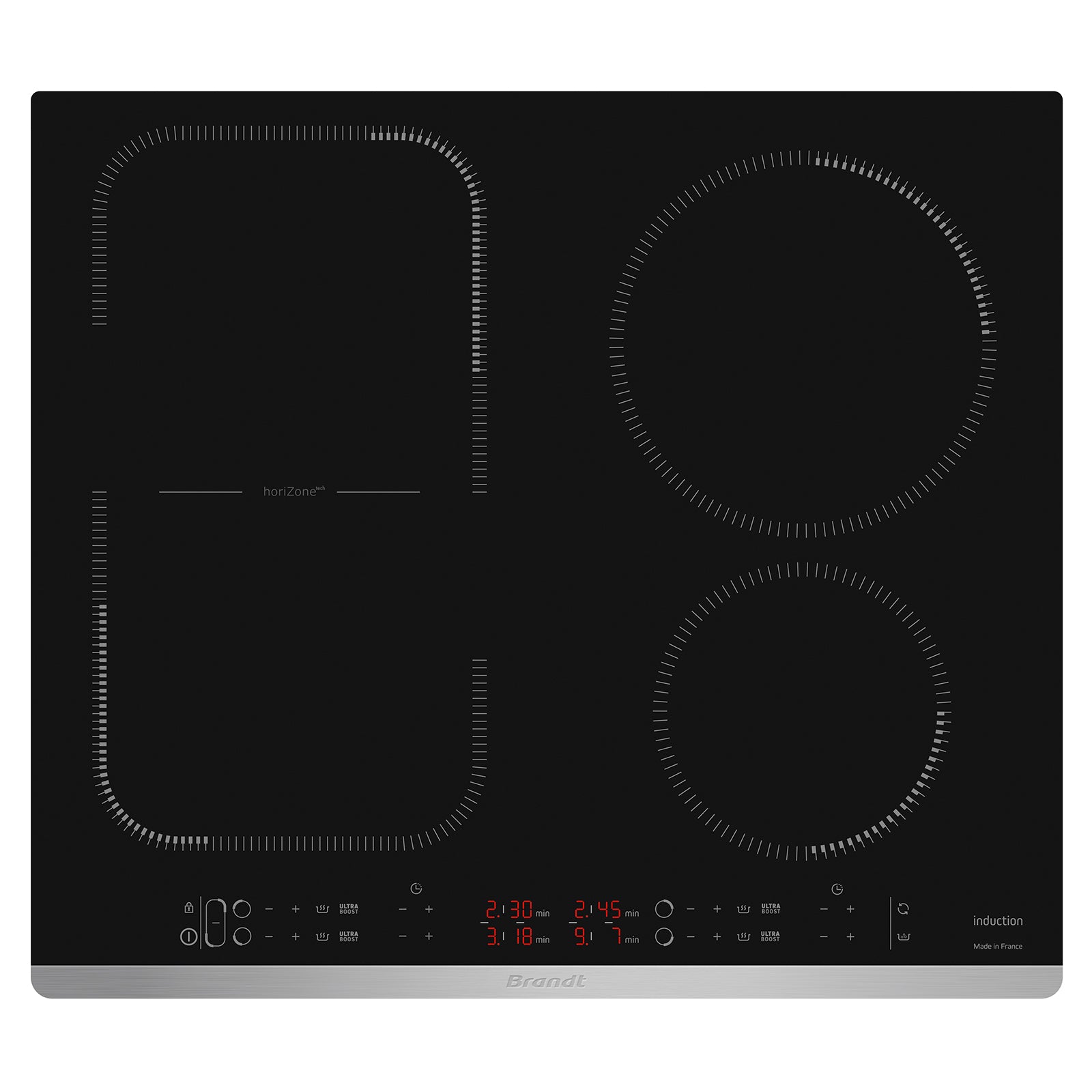BPI164HUX 60CM 4-Zone Induction Cooktop - Built-in Electric Stove for Modern Kitchen, Fast Heating & Energy Efficient - Perfect for Home Cooking, Baking & Entertaining