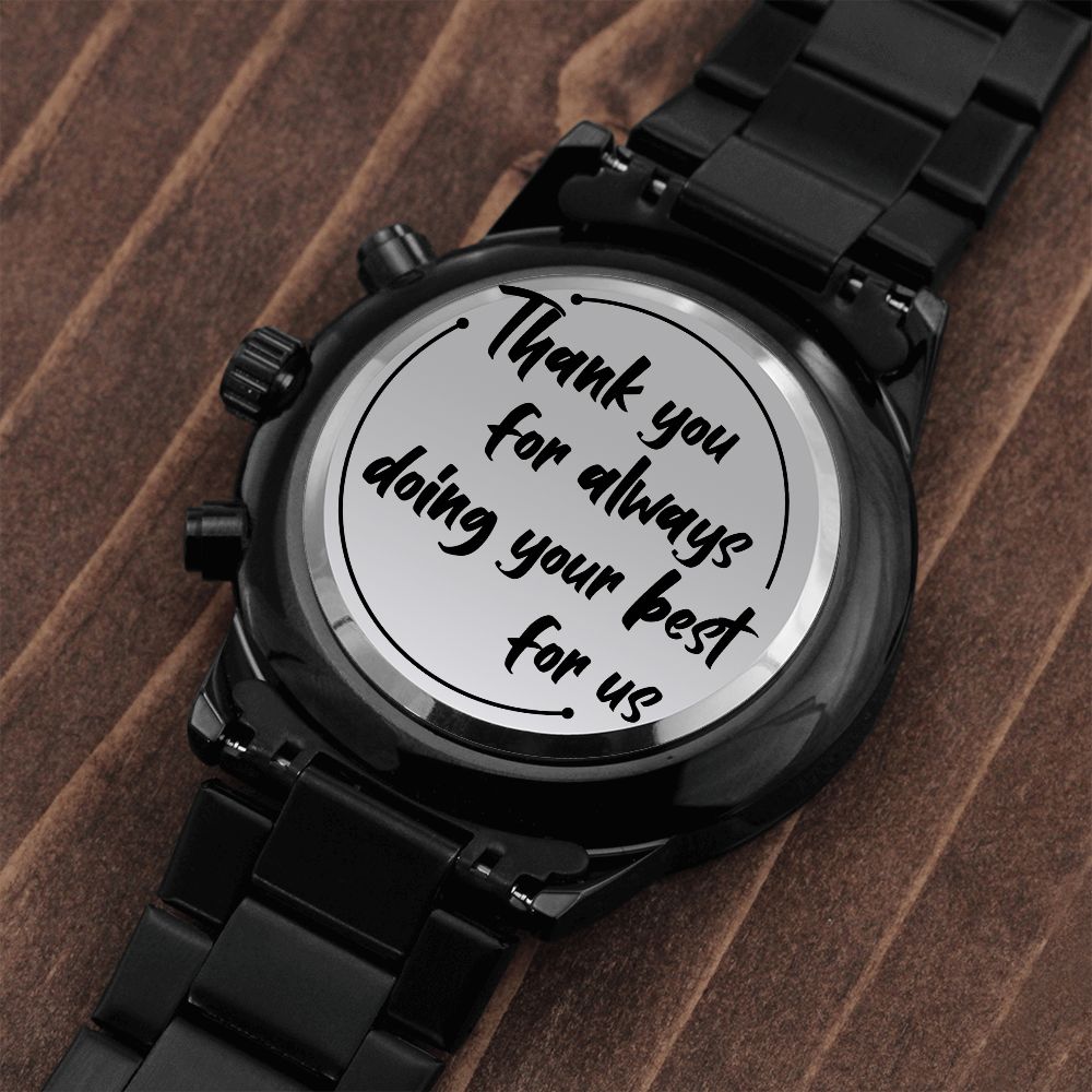 Waterproof Watch for Men - Best Christmas Gift for Dad - Durable & Stylish - Perfect for Outdoor Activities, Swimming & Daily Wear
