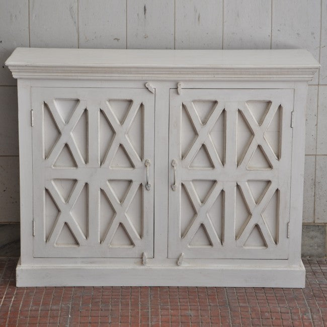 French Style Solid Wood Sideboard Buffet Cabinet - Elegant Dining Room Storage for Dishes, Linens & Entertaining Essentials