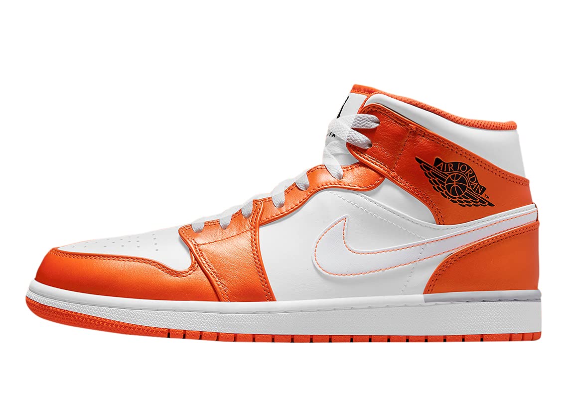 Nike Men's Air Jordan 1 Mid Basketball Shoes - Retro Sneakers for Men, High-Top Streetwear Fashion, Comfortable Cushioning - Perfect for Casual Wear, Gym, and Basketball Games