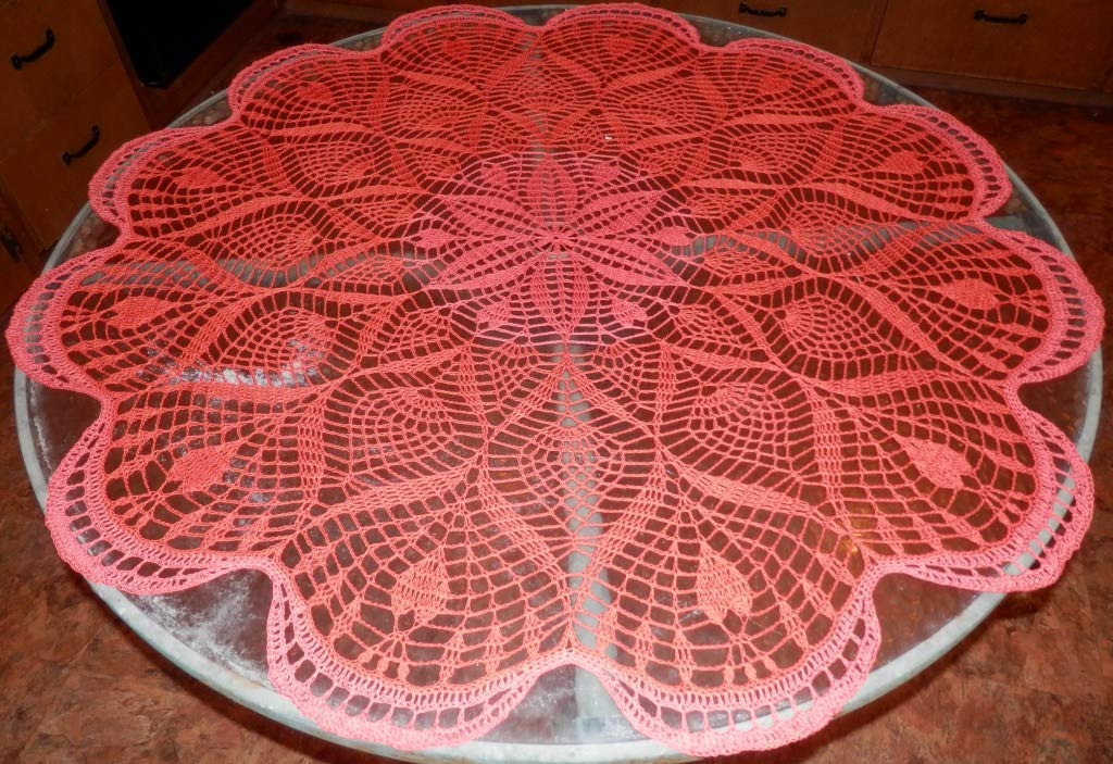 Handmade Crochet Tablecloth Doily - 41