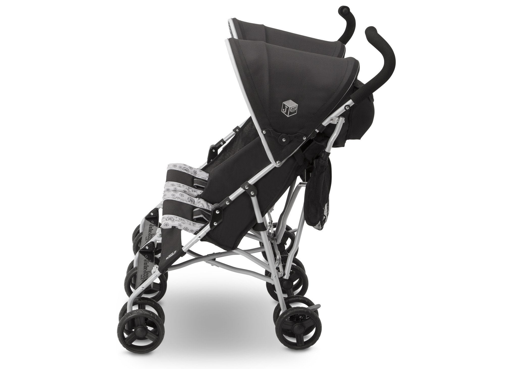 Jeep® Scout Double Stroller - Lightweight Side by Side Baby Stroller for Twins, Adjustable Canopy & Reclining Seats - Perfect for Shopping, Travel & Outdoor Adventures