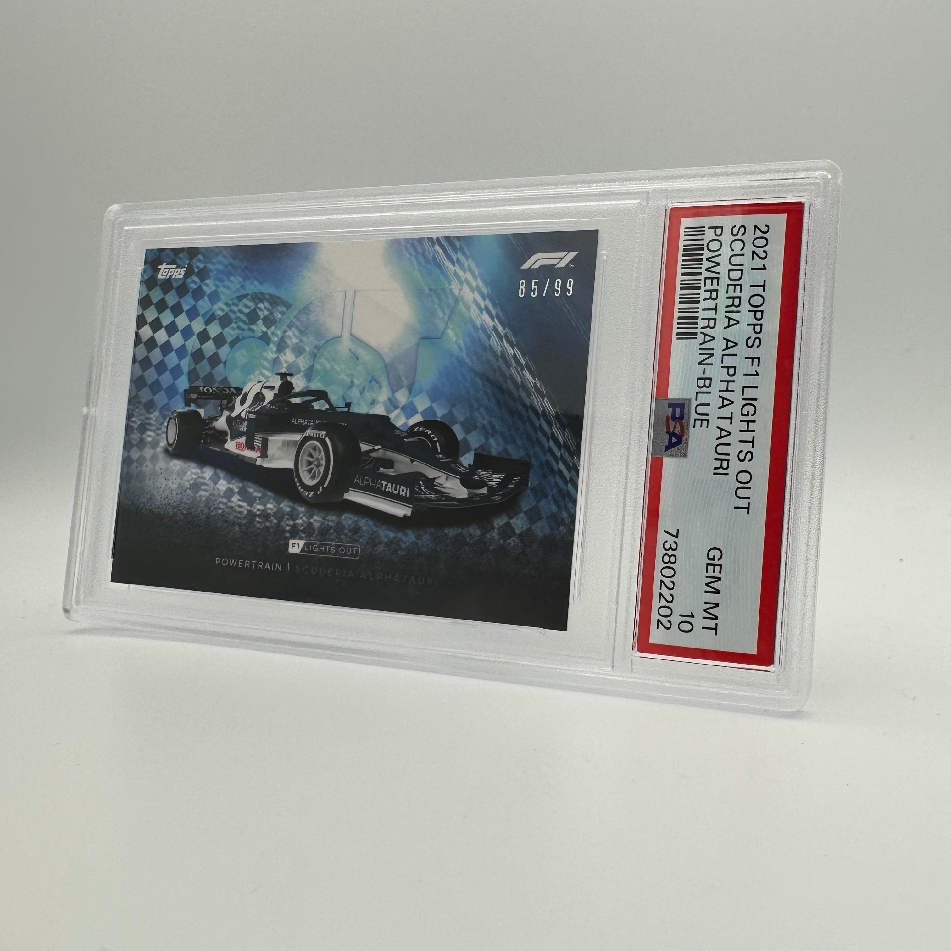 PSA 10 85/99 Scuderia AlphaTauri Powertrain Blue F1 Racing Card - Perfect for Collectors, Sports Memorabilia & Formula 1 Fans