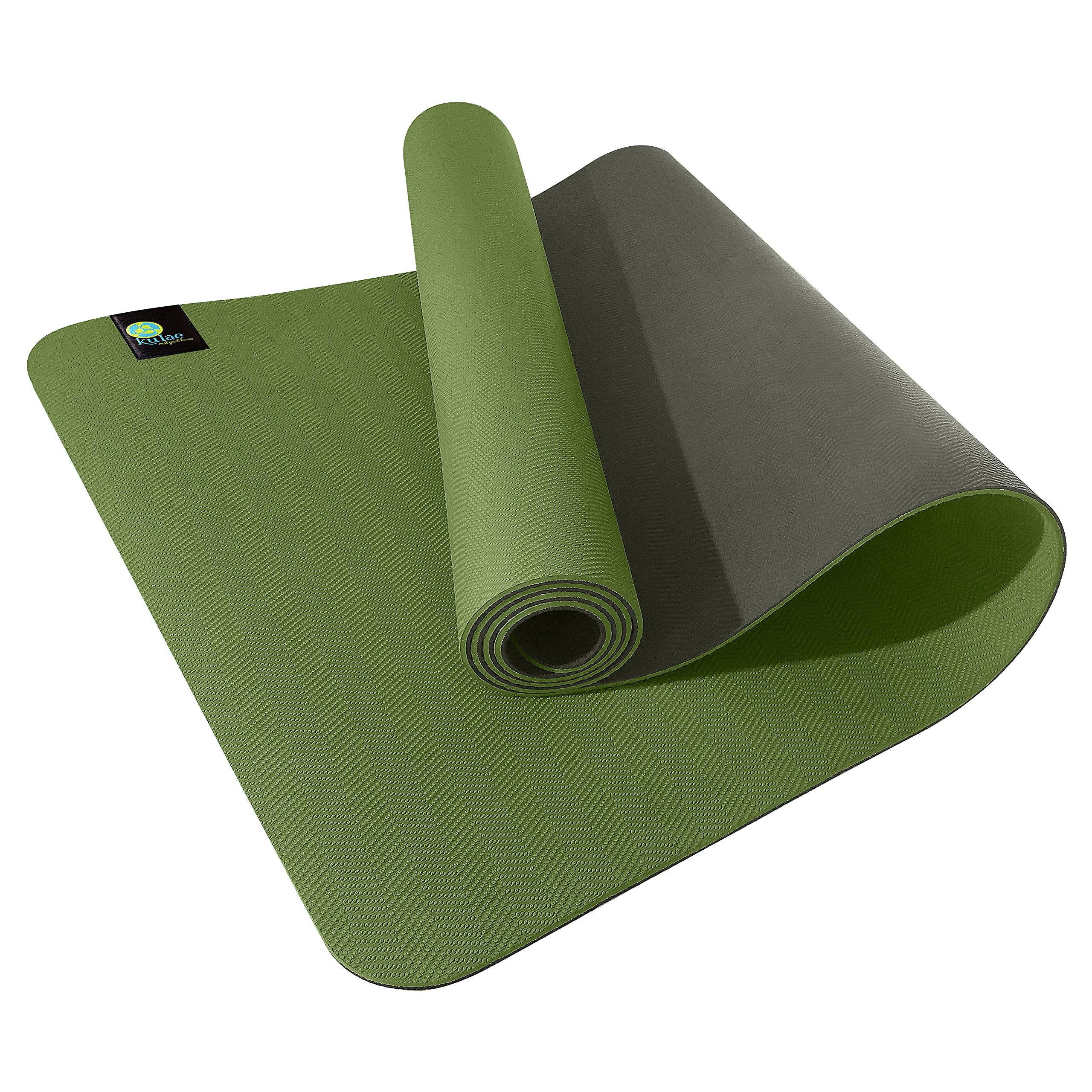 kulae 3mm ECOmat Yoga Mat - Eco-Friendly, Non-Slip, Reversible & Lightweight Exercise Mat (72