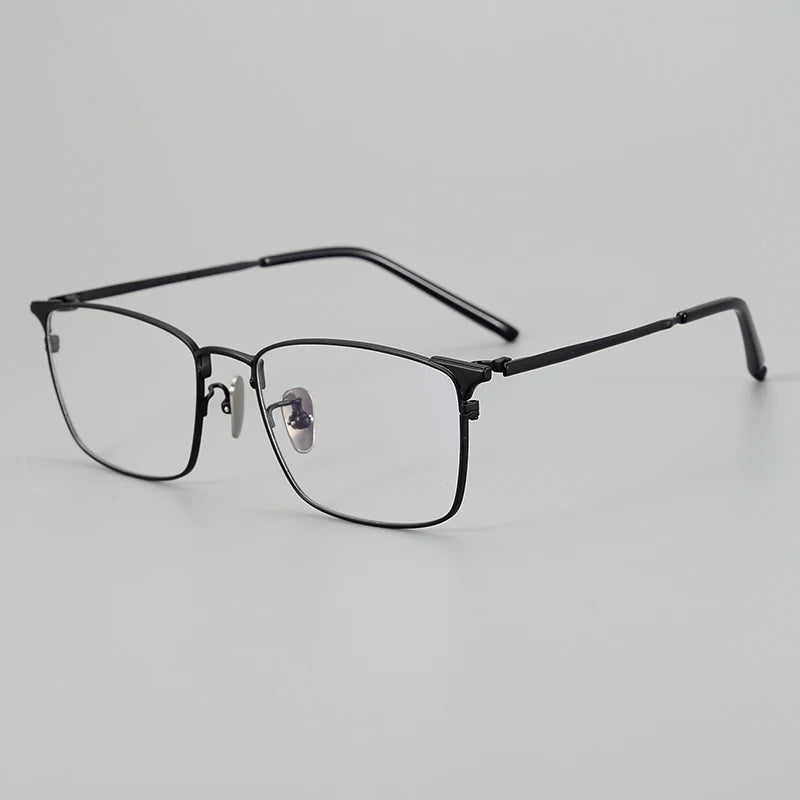 Aimee Unisex Full Rim Square Titanium Eyeglasses 942961 - Lightweight Durable Frame for Men & Women - Perfect for Reading, Work, and Everyday Fashion