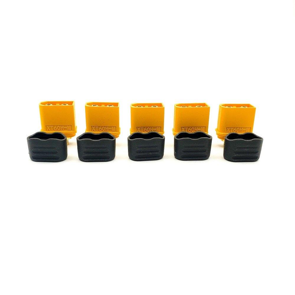 AMASS XT60H Male and Female Connector Set (10 Male + 10 Female) 20-Piece Kit for RC Drones, Batteries, and DIY Electronics Projects