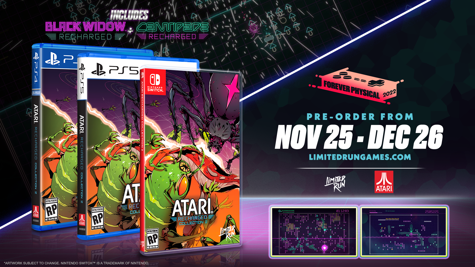 PS5 Limited Edition #43: Atari Recharged Collection 2 - Classic Arcade Game Bundle for Retro Gaming Enthusiasts | Perfect for Home Entertainment & Gaming Parties