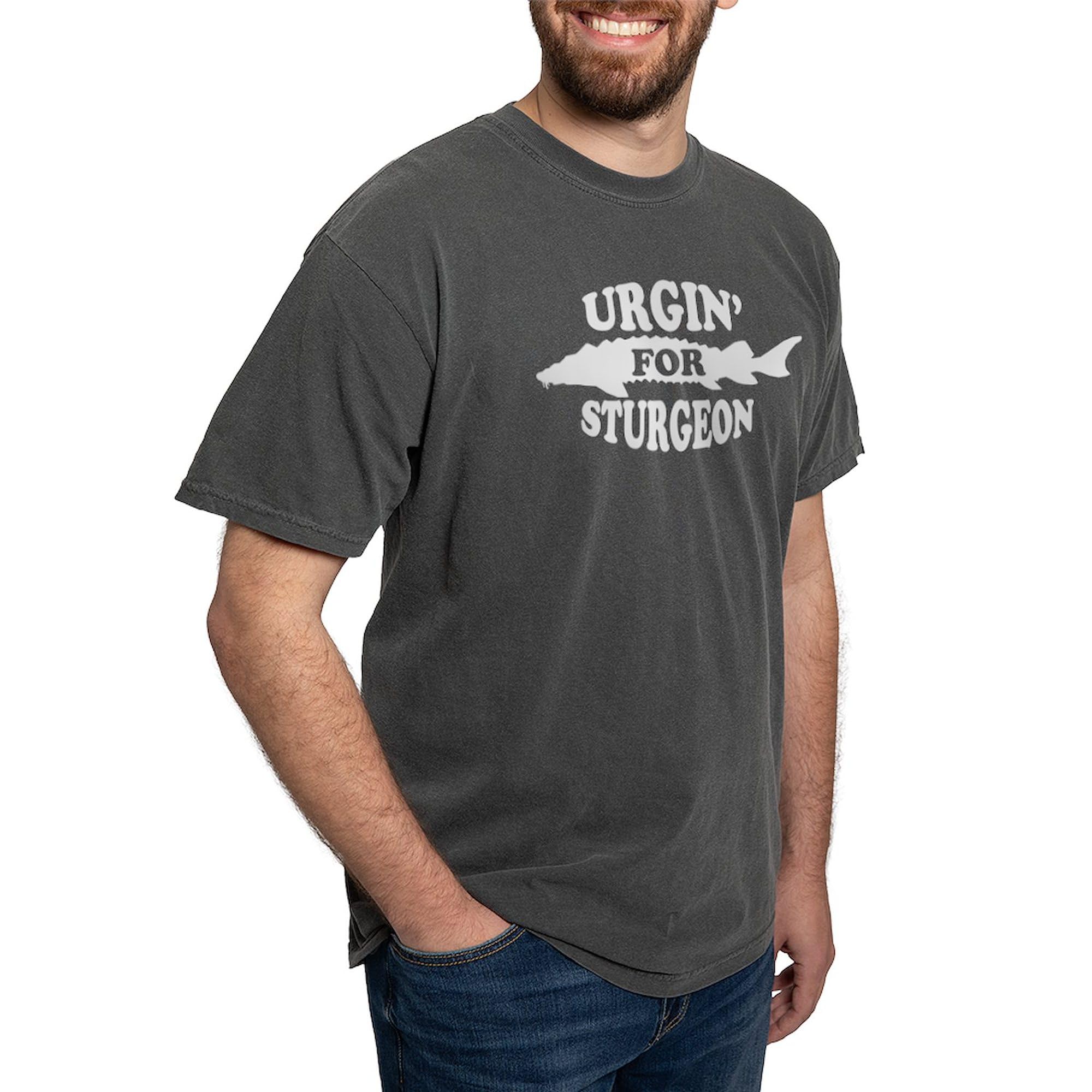 Sturgeon Black T-Shirt for Men - Comfort Colors Soft Cotton Tee - Casual Wear, Fishing & Outdoor Activities